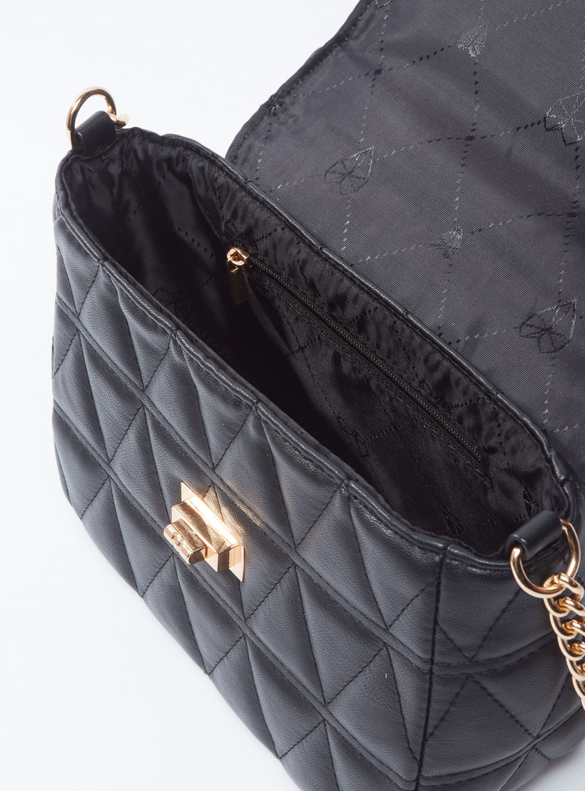 حقيبة ساتشيل مبطّنة بقفل إغلاق دوّار وسلسلة ميتاليك وحمّالة-women-bagsandwallets-handbags-image-4
