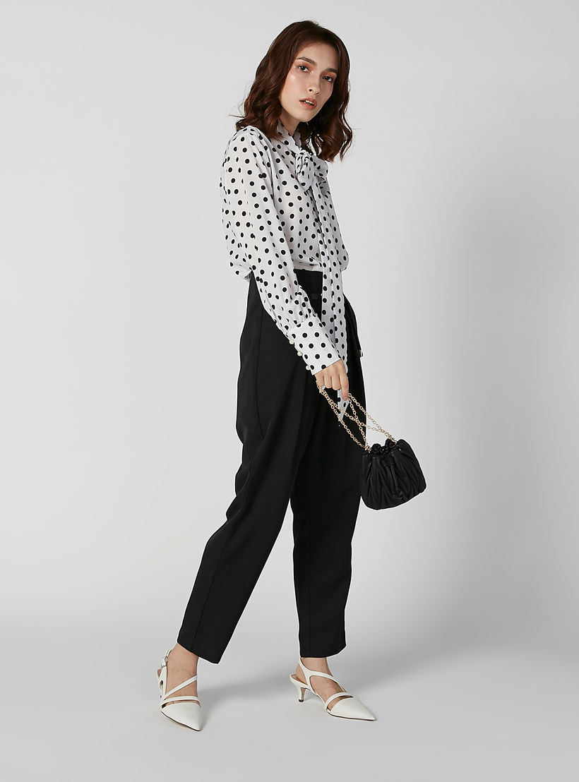 حقيبة كروس بودي برباط إغلاق وسلسلة ميتاليك ودرزات-women-bagsandwallets-handbags-image-2