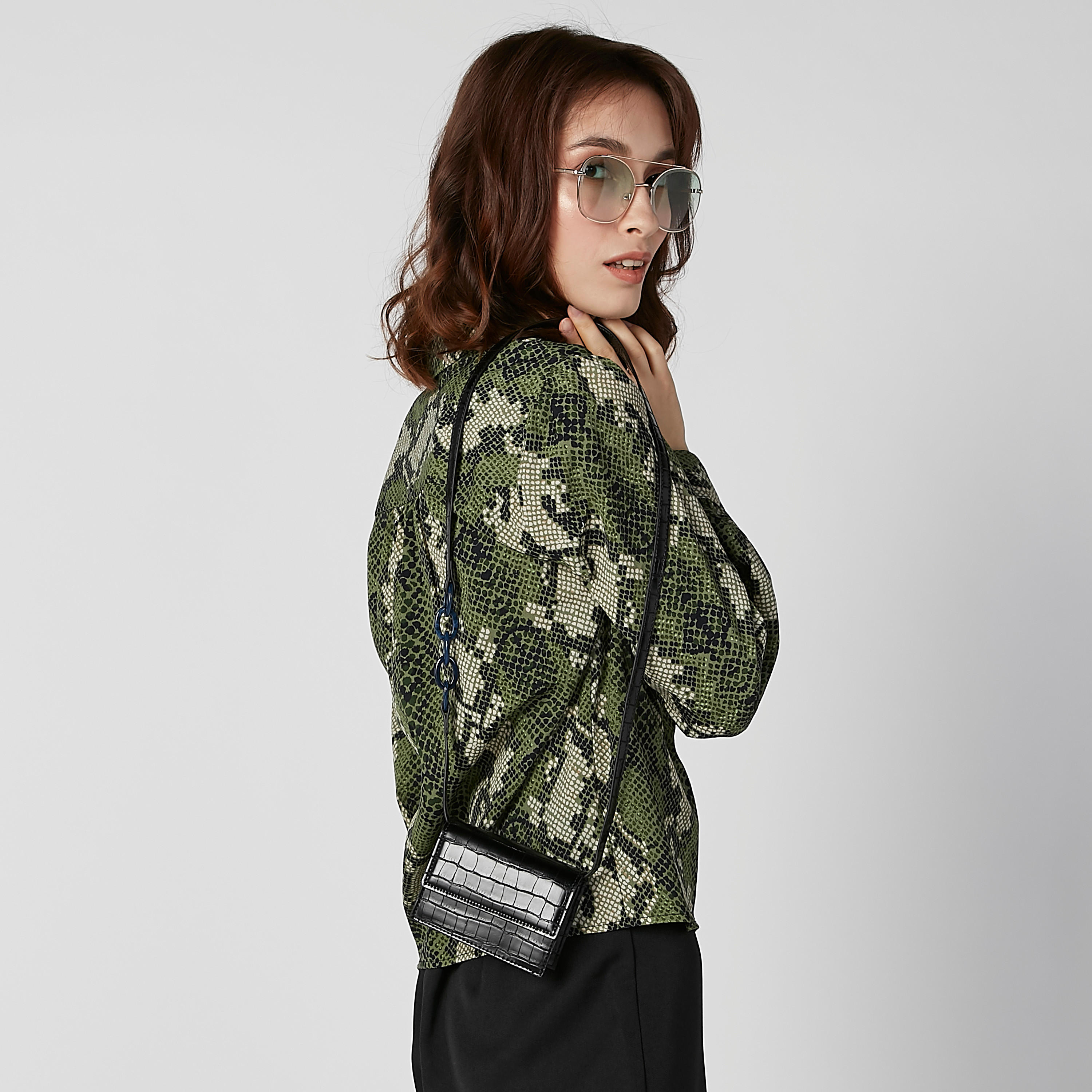 Textured Wallet with Magnetic Snap Closure and Strap-women-bagsandwallets-handbags-image-2