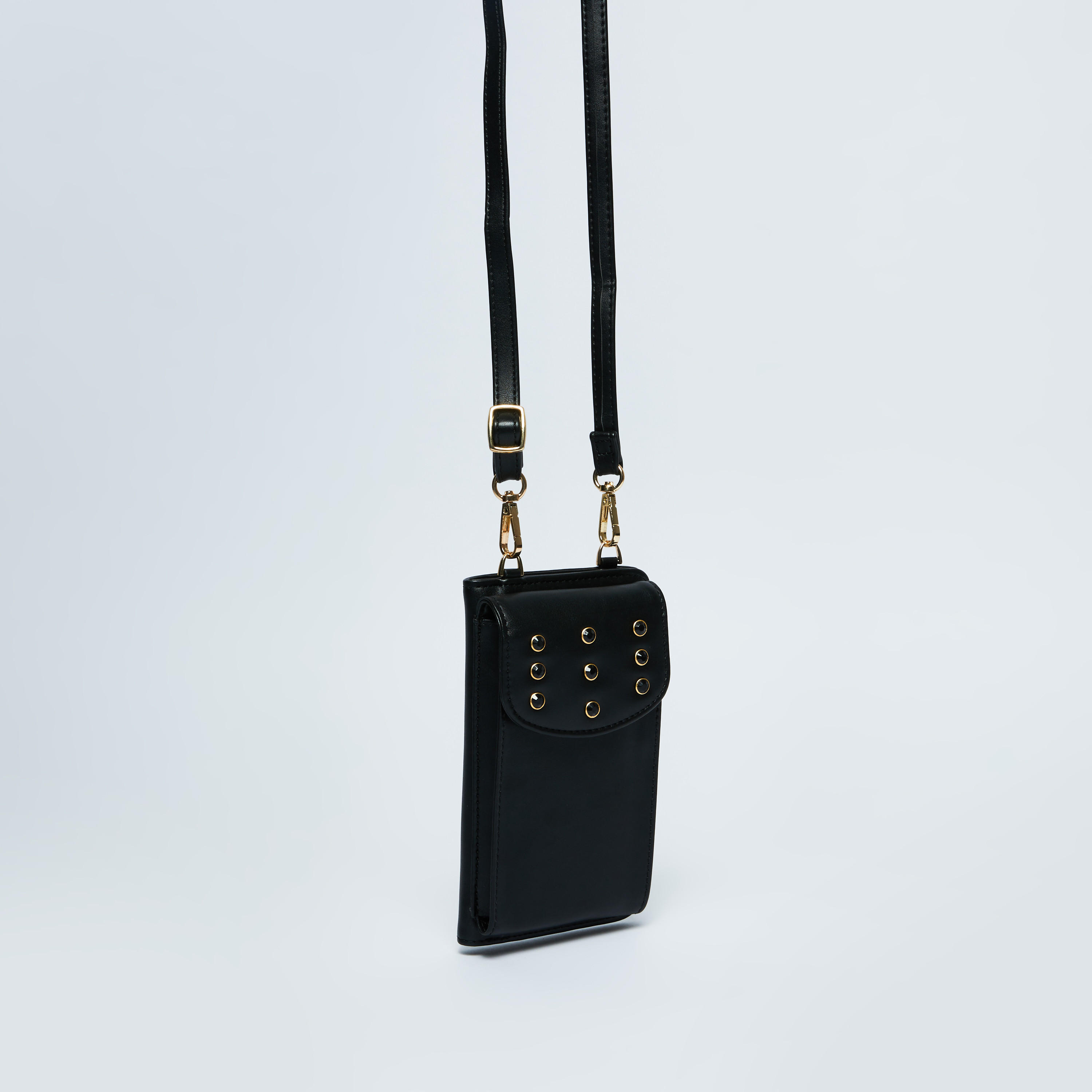 محفظة مرصّعة بفتحات بطاقات متعددة وحزام قابل للفصل-women-bagsandwallets-handbags-image-3