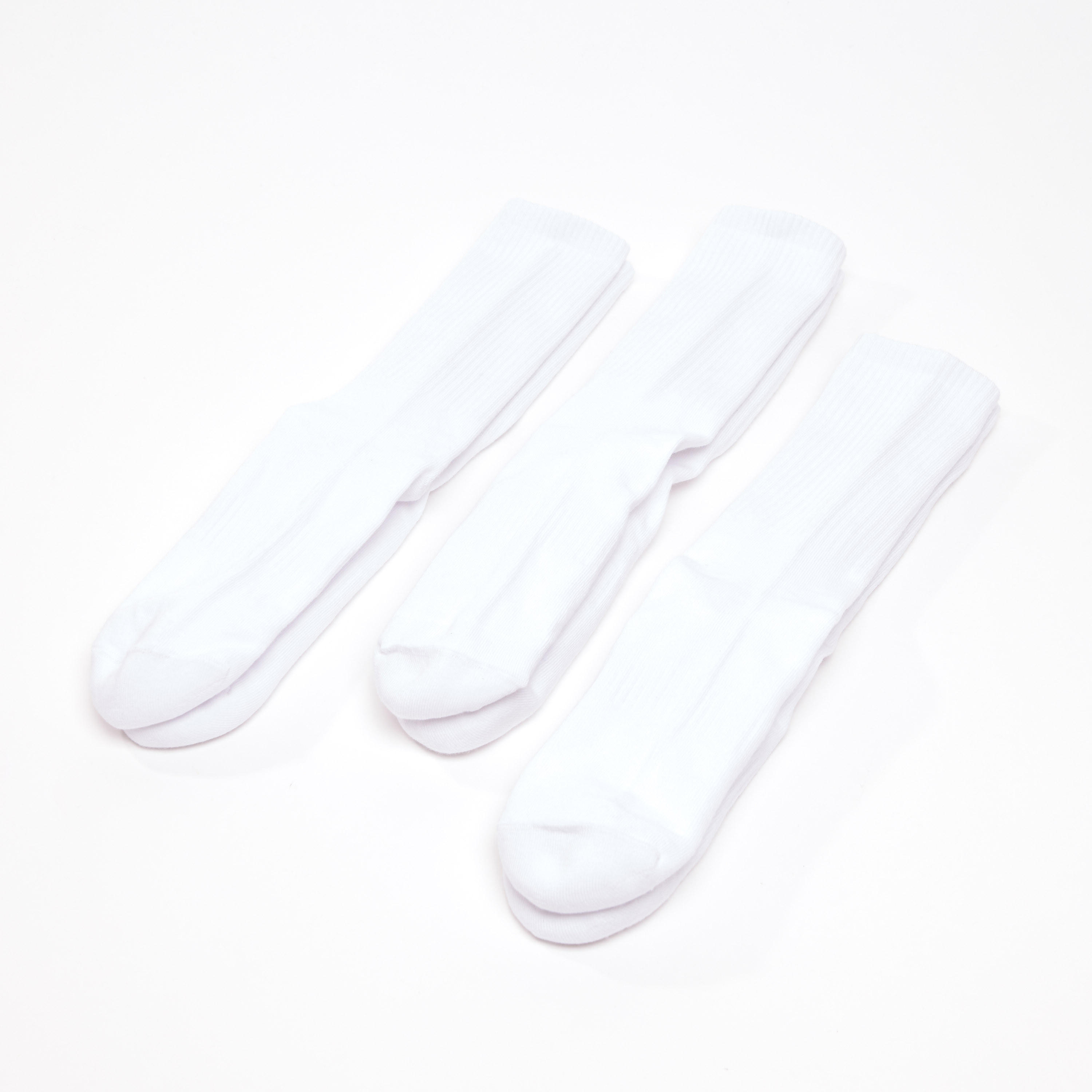 جوارب سادة بطول أعلى الكاحل بحواف مضلّعة - طقم من 3 أزواج-men-socks-image-3