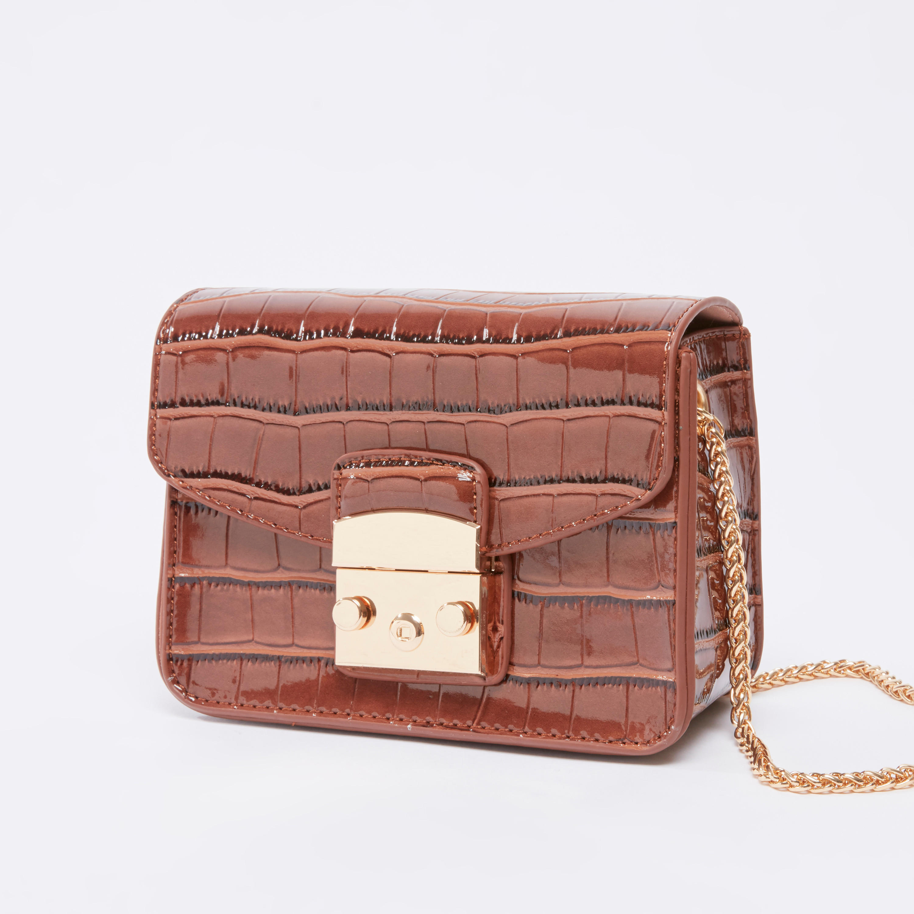 حقيبة ساتشيل بارزة الملمس بسلسلة ميتاليك-women-bagsandwallets-handbags-image-4
