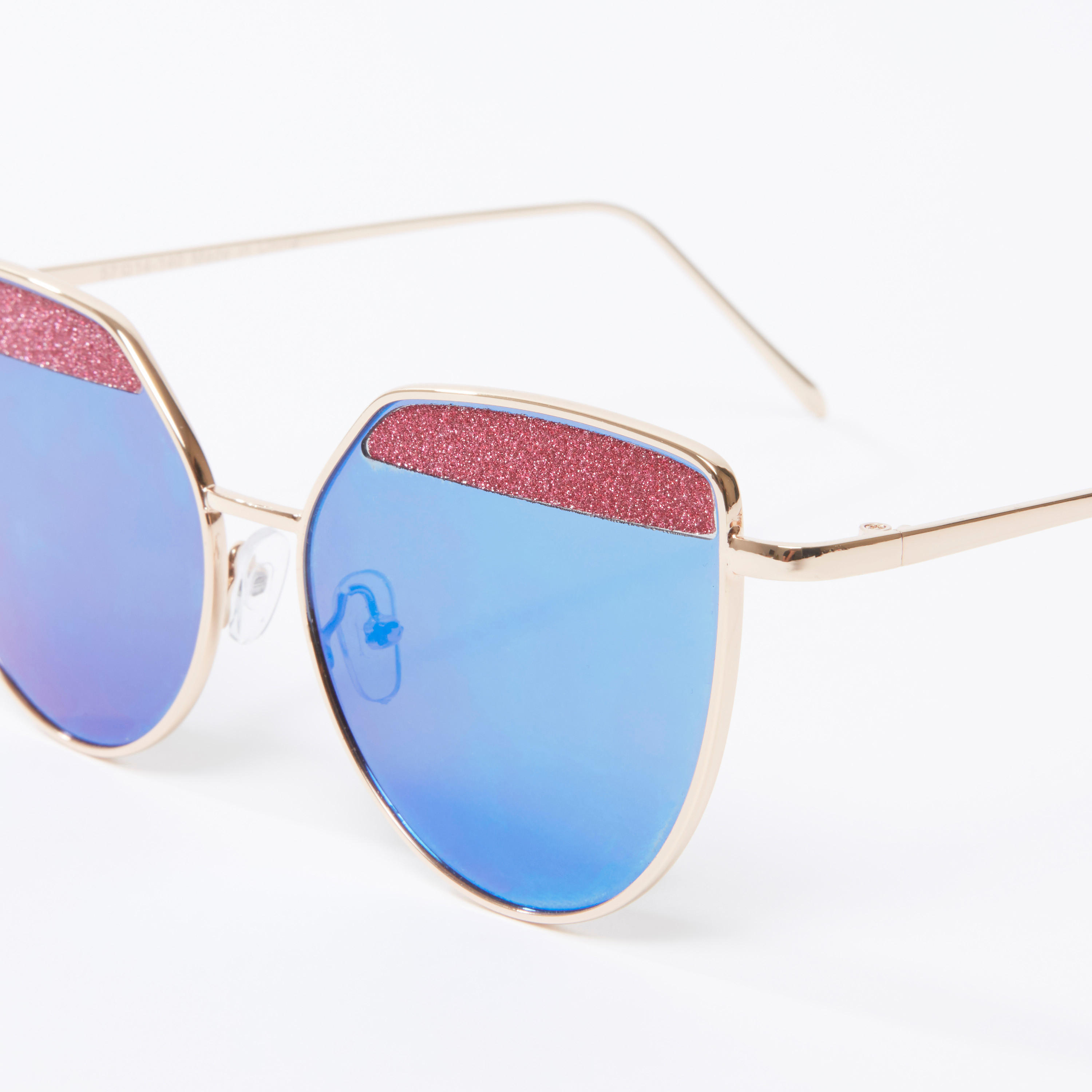 نظارة شمسّية عين قطة بإطار كامل ووسادات أنف-women-sunglasses-image-4