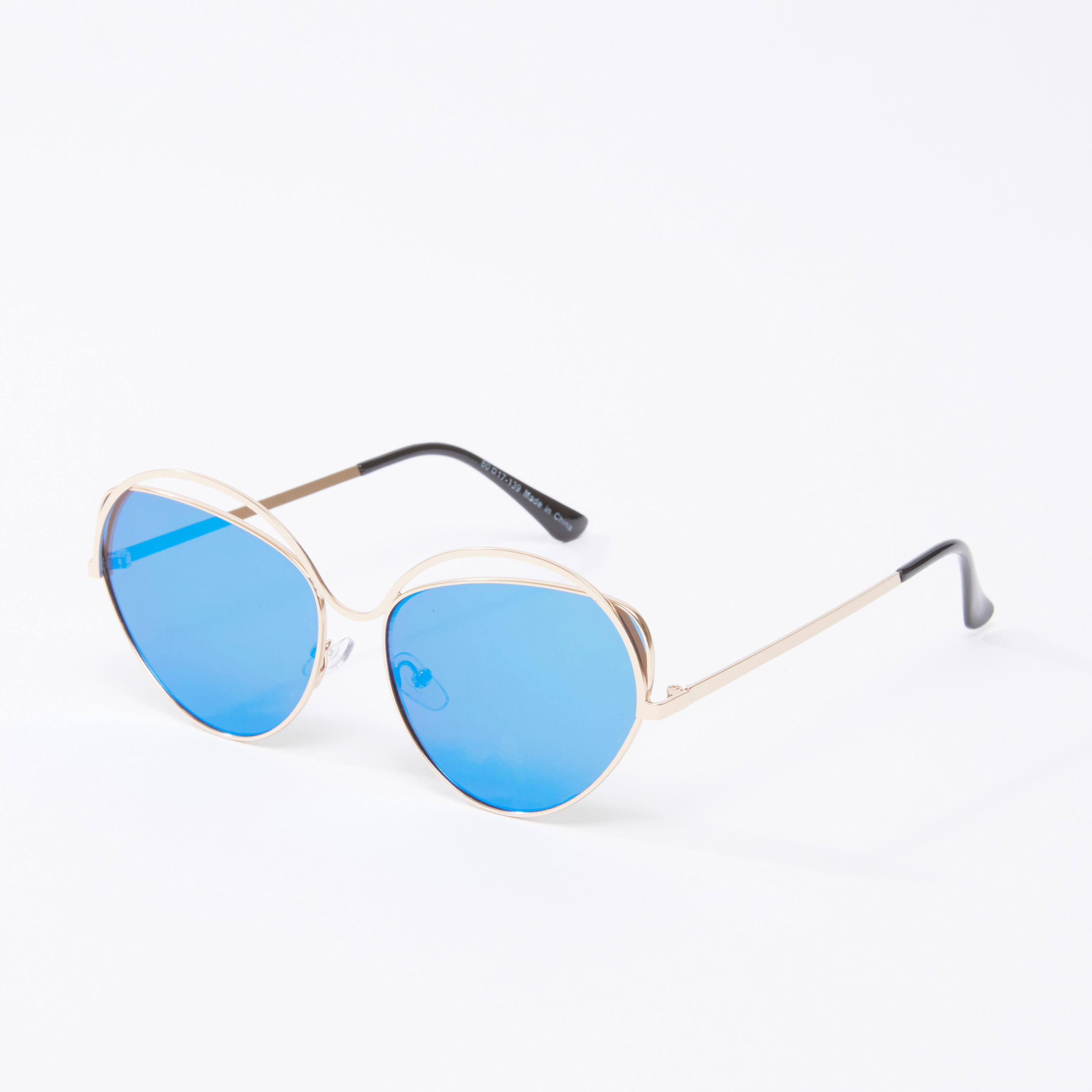 نظارة شمسية عين القطة بإطار كامل ووسادات أنف-women-sunglasses-image-1