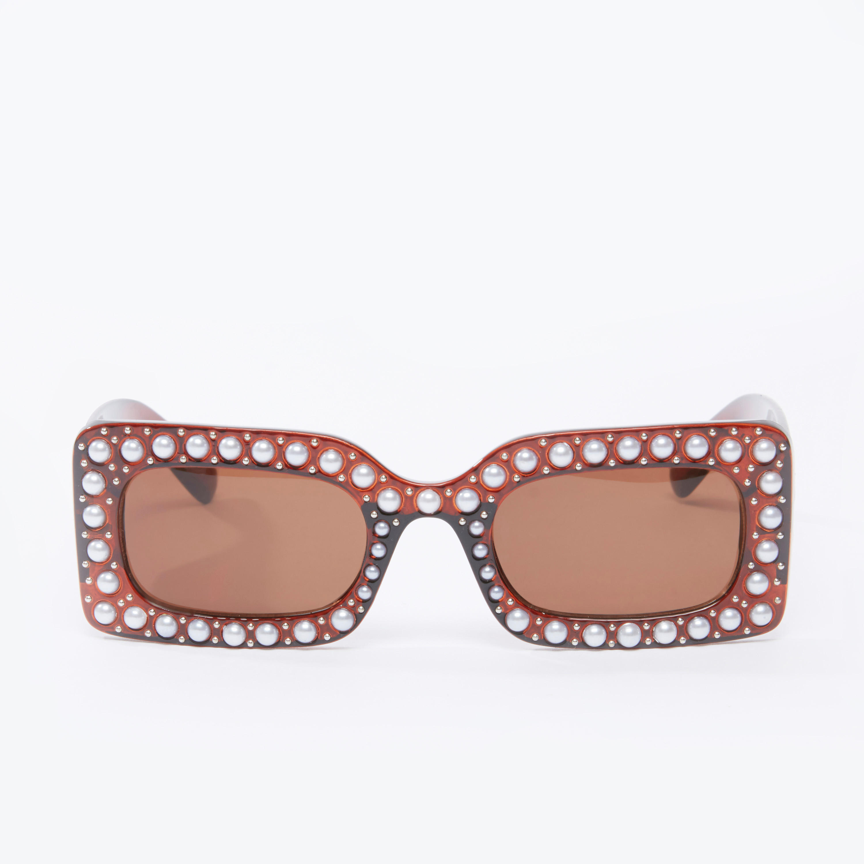 نظّارة شمسية مربّعة بإطار كامل مزيّن-women-sunglasses-image-3