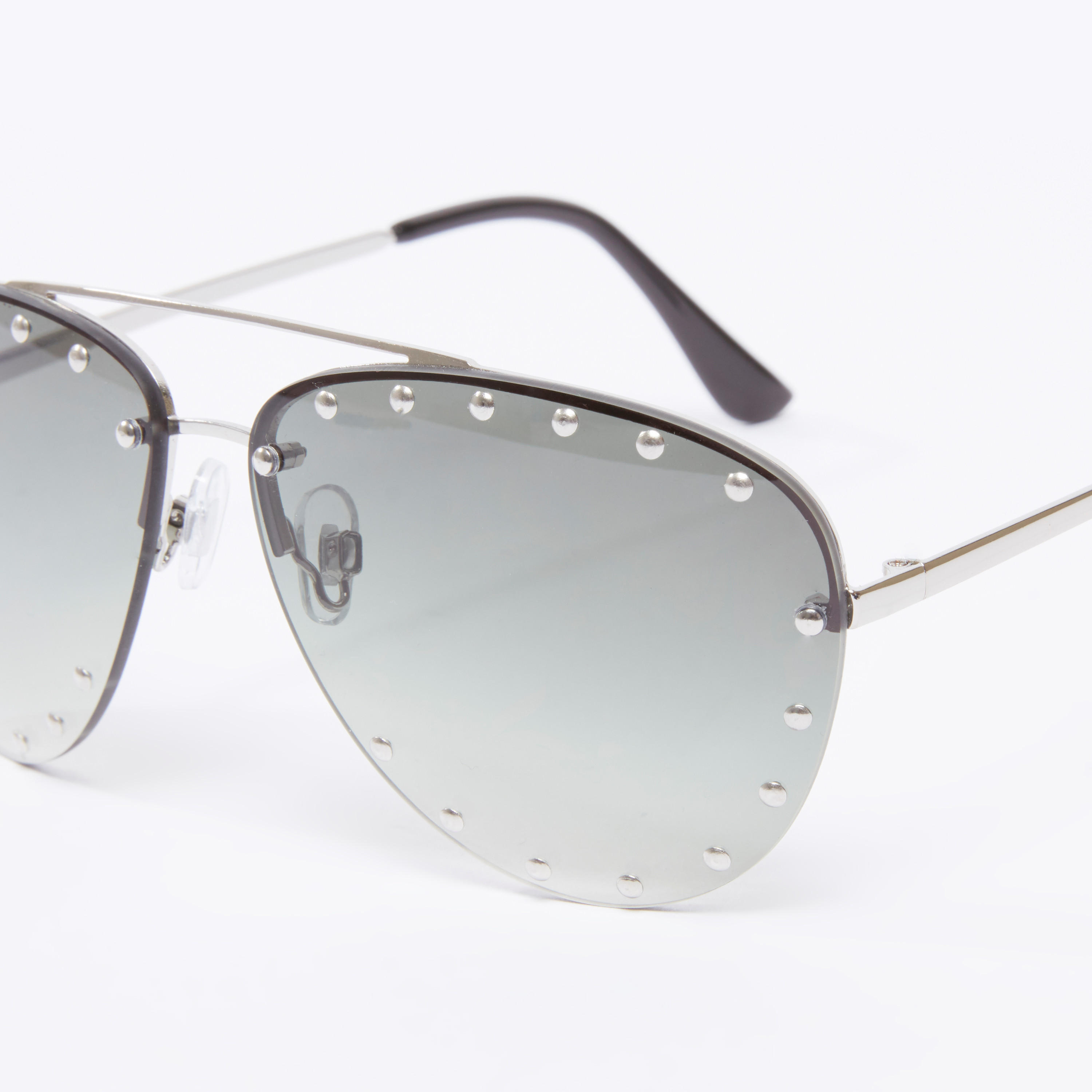 Embellished Aviator Sunglasses with Bridge and Temple Tips-women-sunglasses-image-4