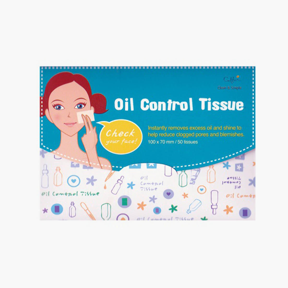 Cettua Clean & Simple Oil Control Tissue-beautyandpersonalcare-makeup-face-makeupremovers-image-1