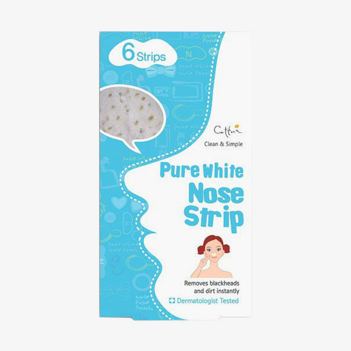 Cettua Clean & Simple Pure White Nose Strip-beautyandpersonalcare-skin-masks-masksandpeels-image-1
