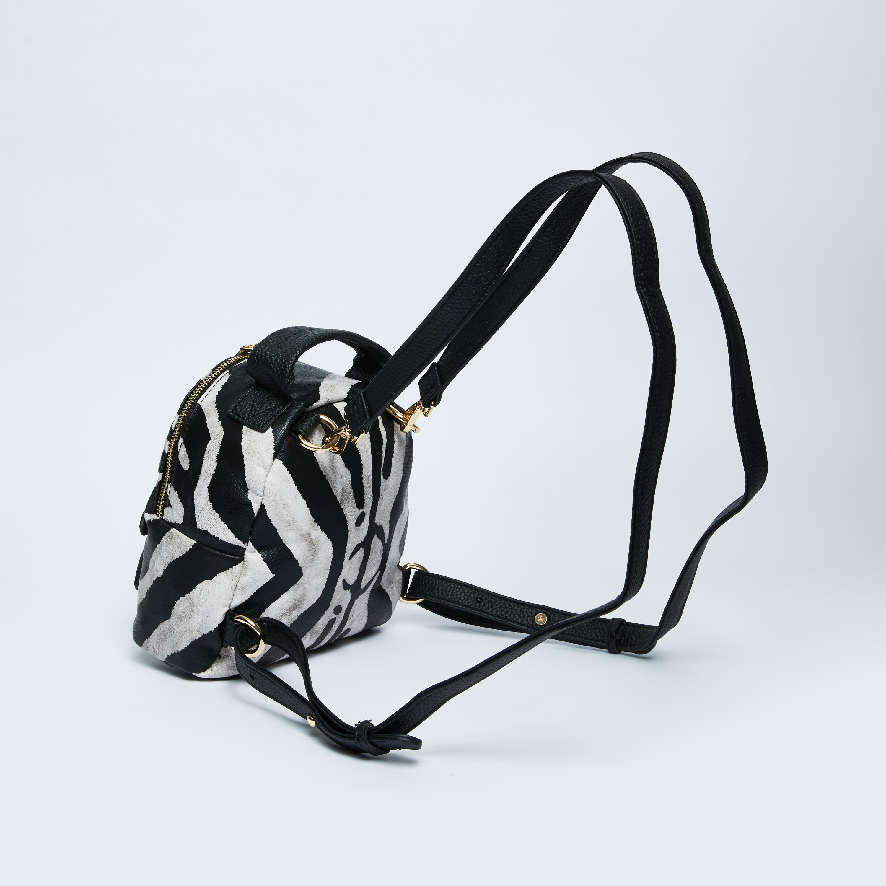 Printed Mini Backpack with Adjustable Shoulder Straps and Top Handle-women-bagsandwallets-handbags-image-3