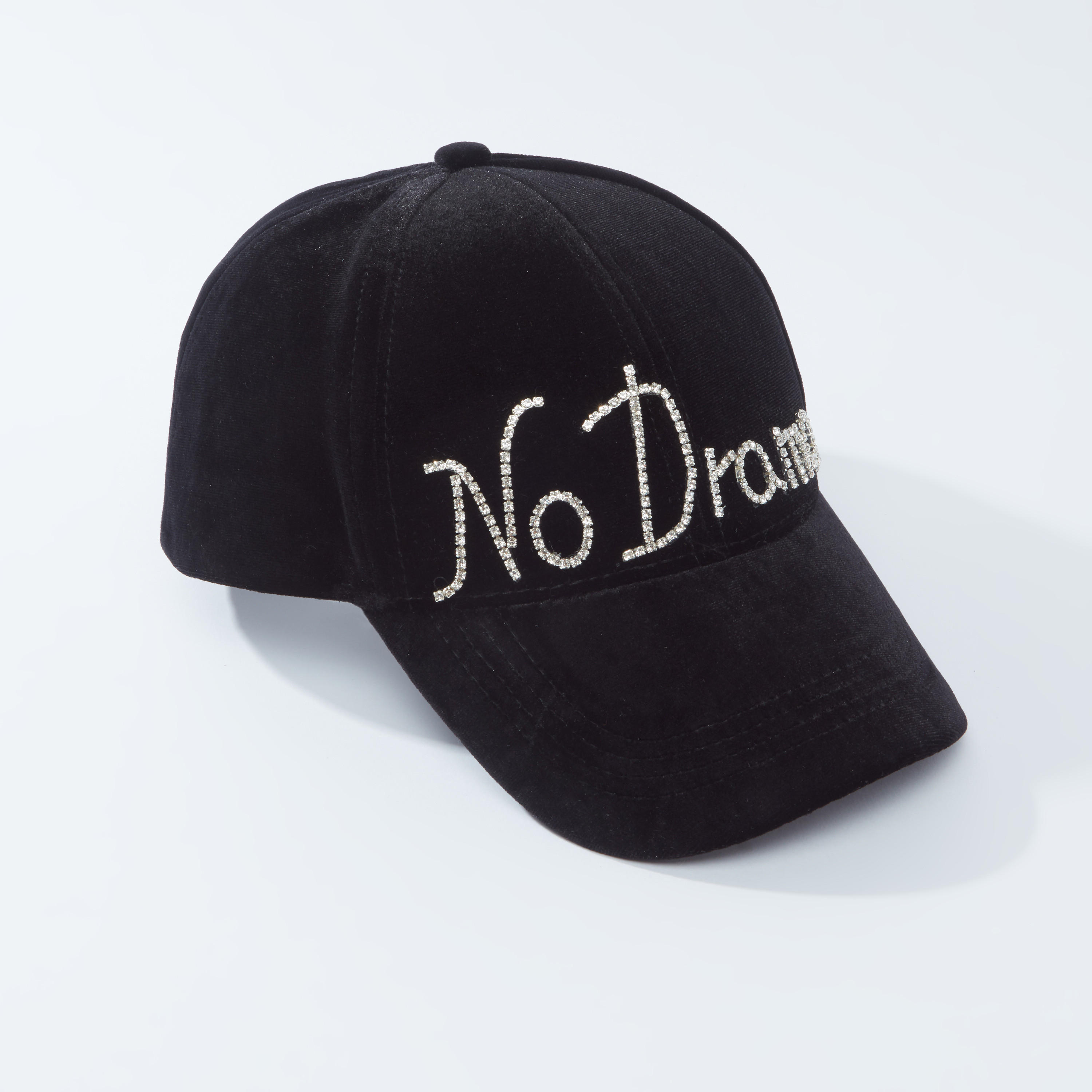 Stud Detail Cap with Hook and Loop Closure-women-clothingaccessories-capsandhats-image-1