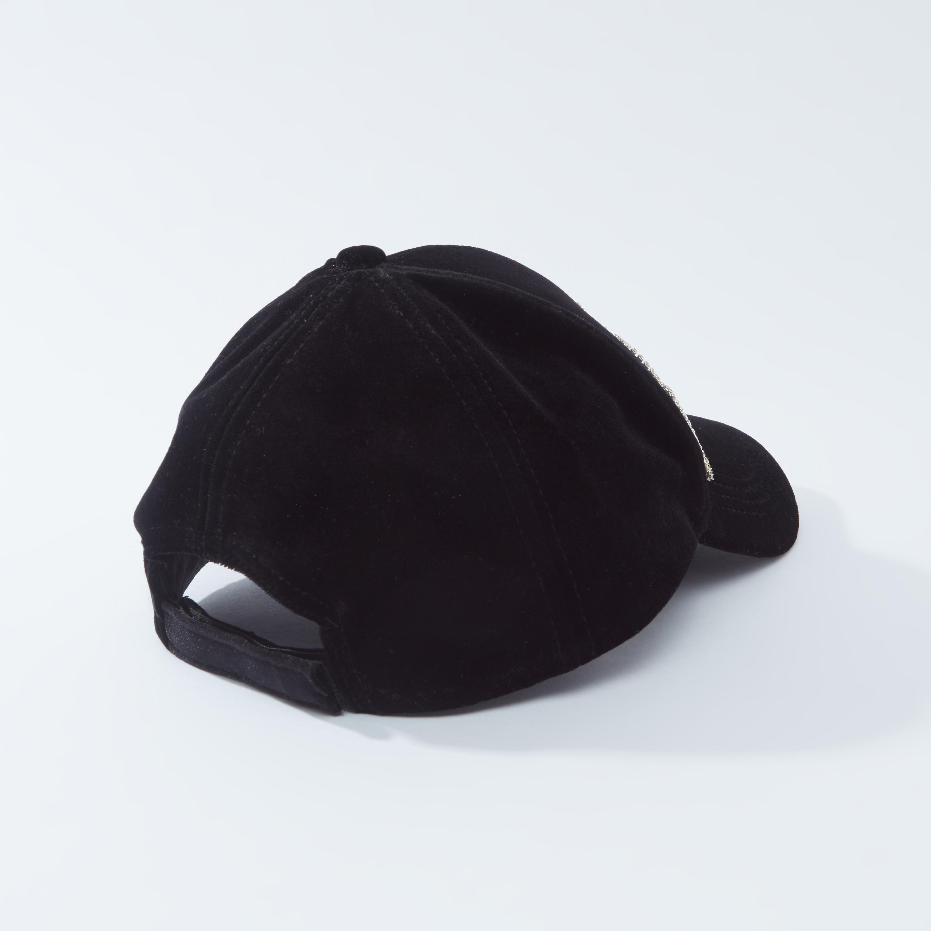 Stud Detail Cap with Hook and Loop Closure-women-clothingaccessories-capsandhats-image-3