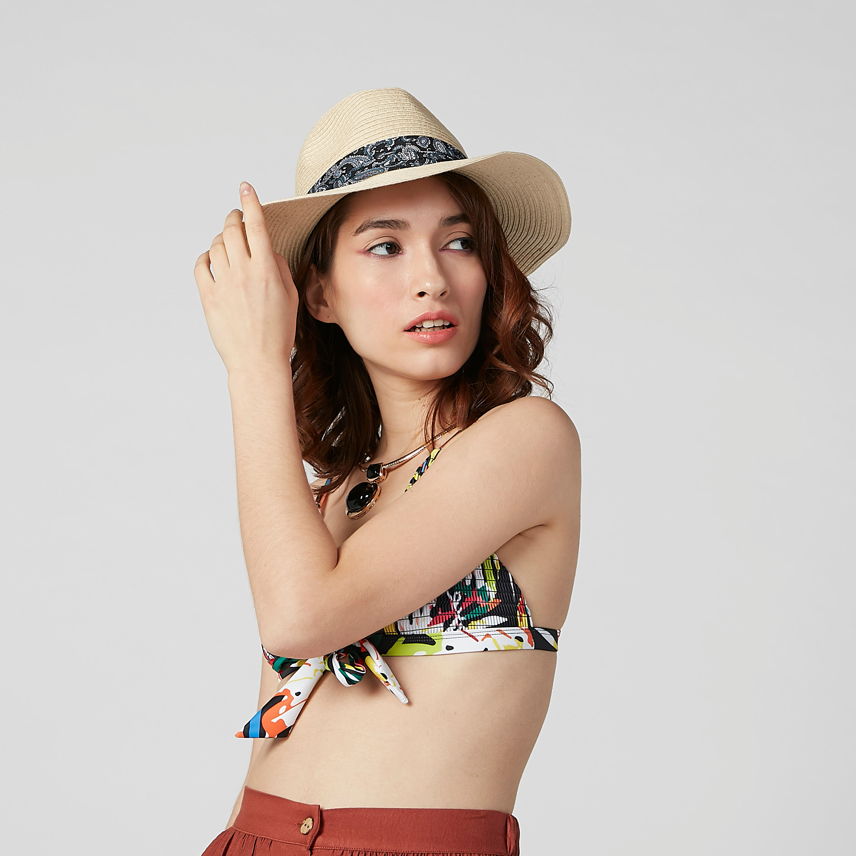 قبّعة بارزة الملمس بطبعات-women-clothingaccessories-capsandhats-image-2