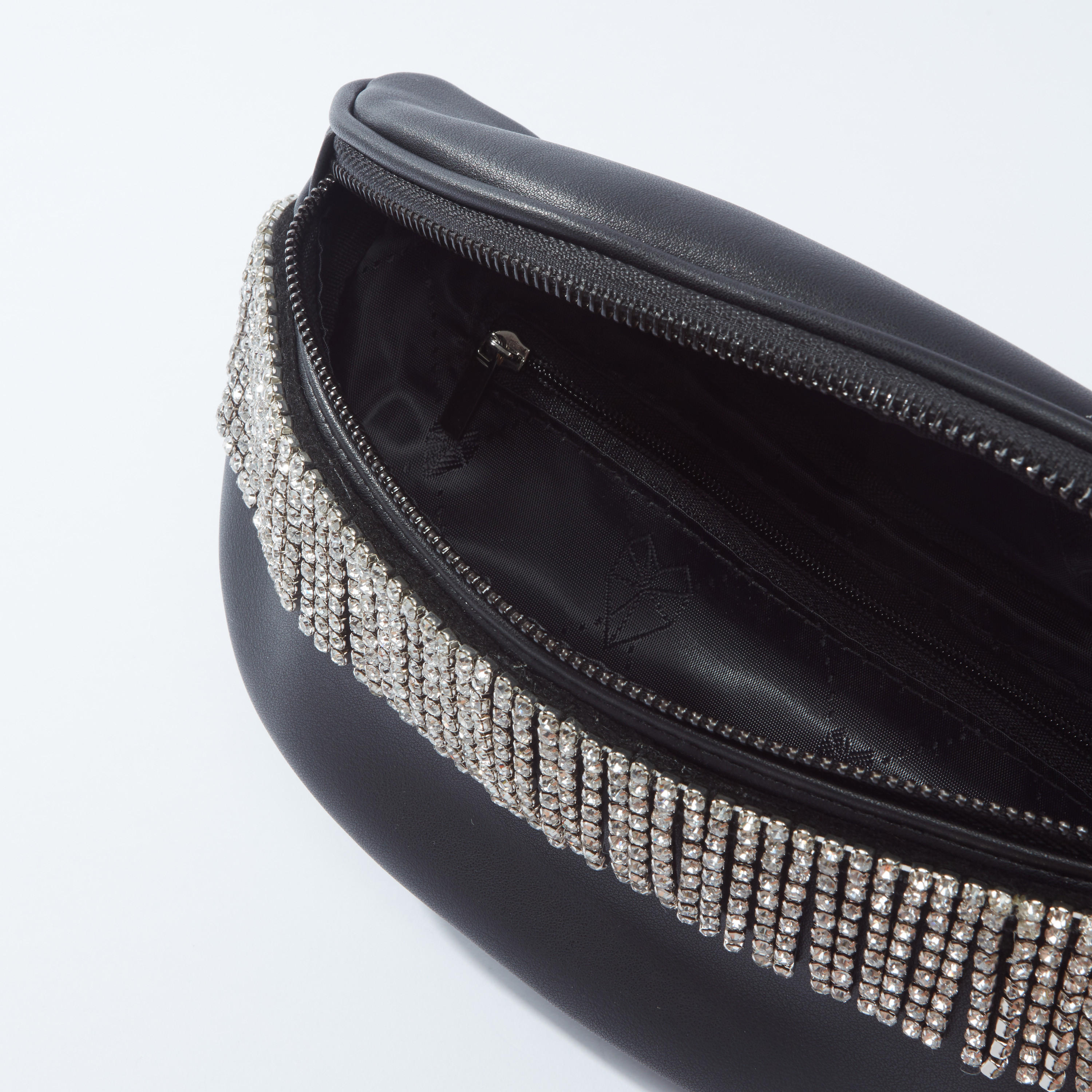 شنطة خصر بارزة الملمس بتفاصيل مرصّعة متدلية وسلسلة قابلة للفصل-women-bagsandwallets-handbags-image-5