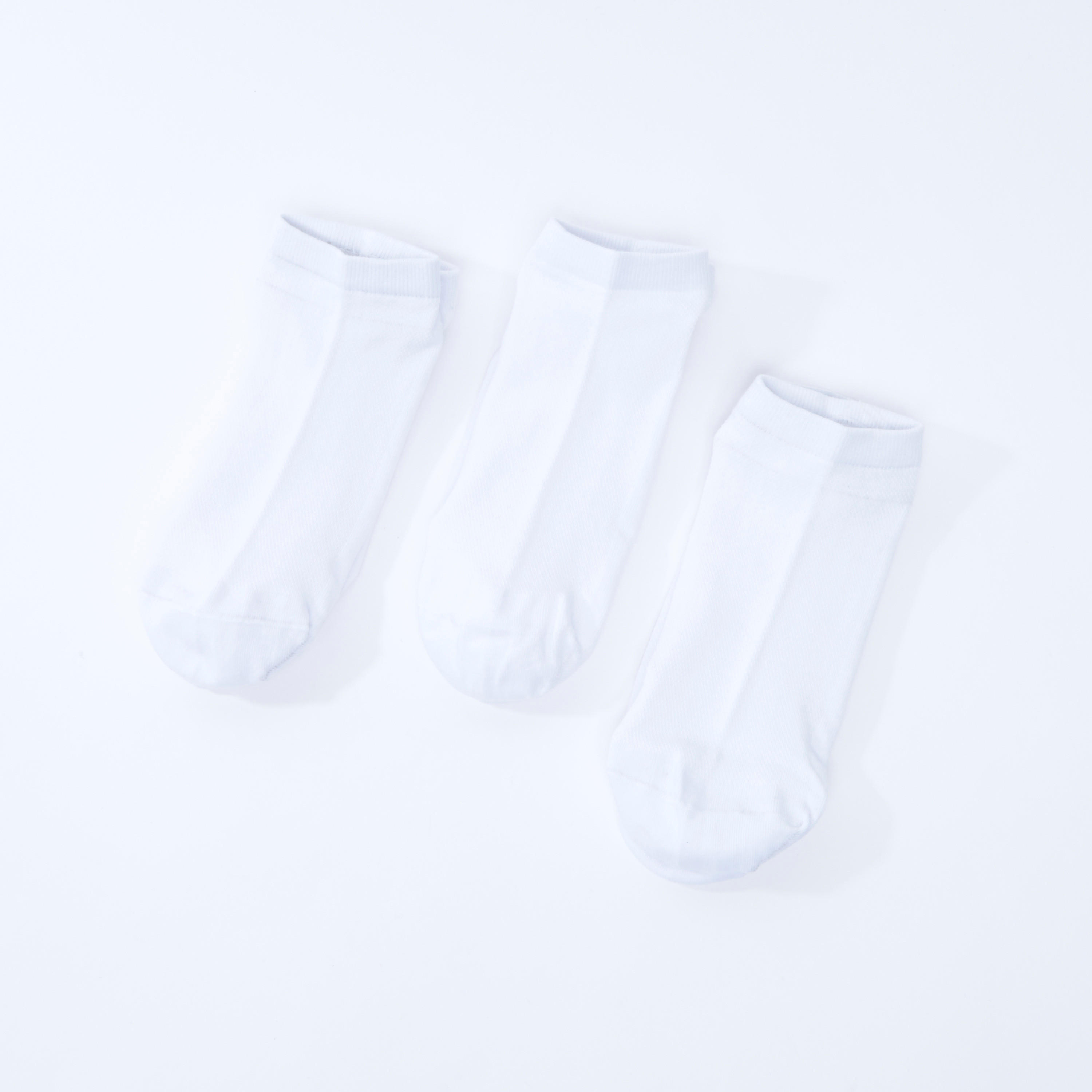 جوارب سادة بطول الكاحل بحوّاف مطّاطية - طقم من 3 أزواج-men-socks-image-3