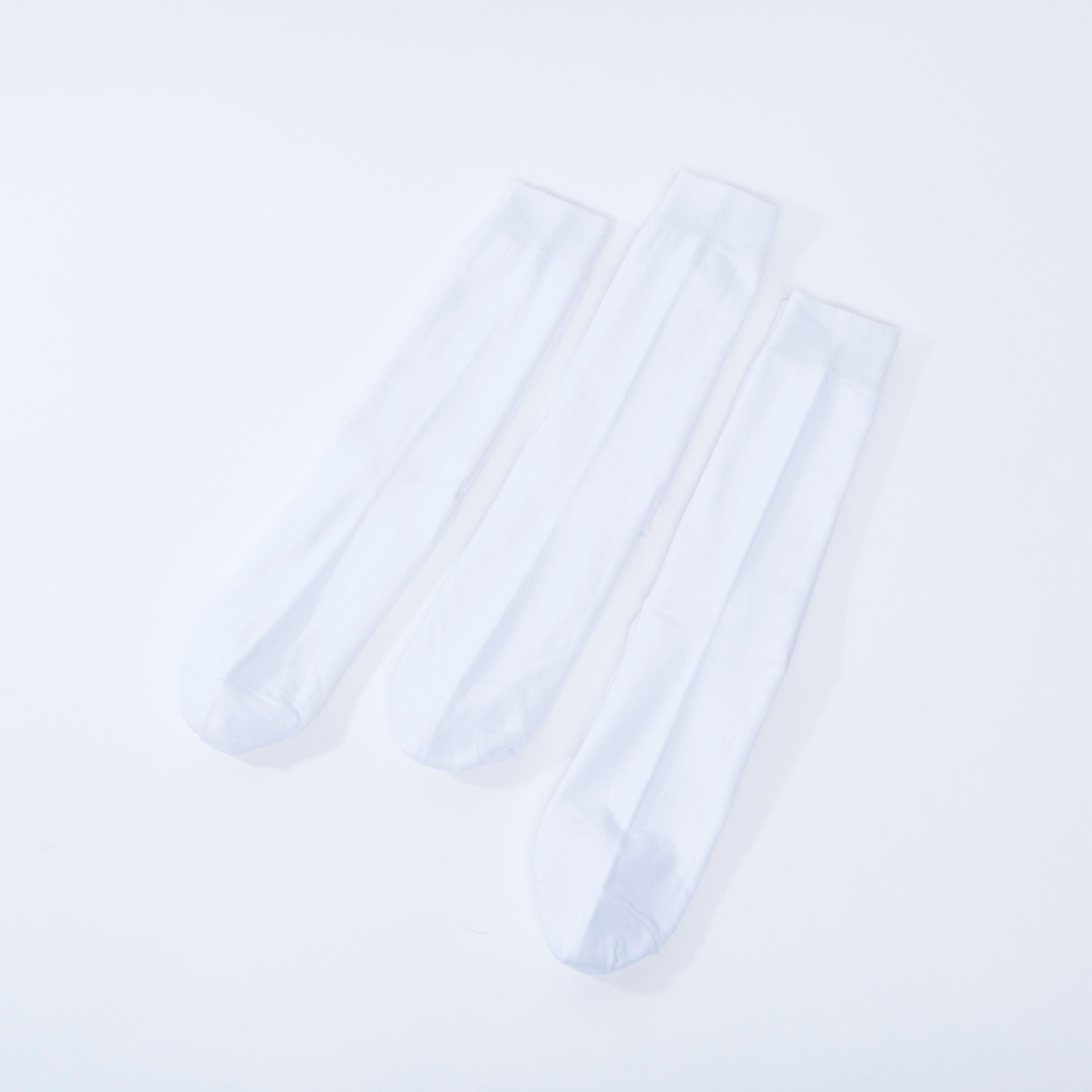 Set of 3 - Solid Crew Length Socks with Ribbed Cuffed Hems-men-socks-image-3