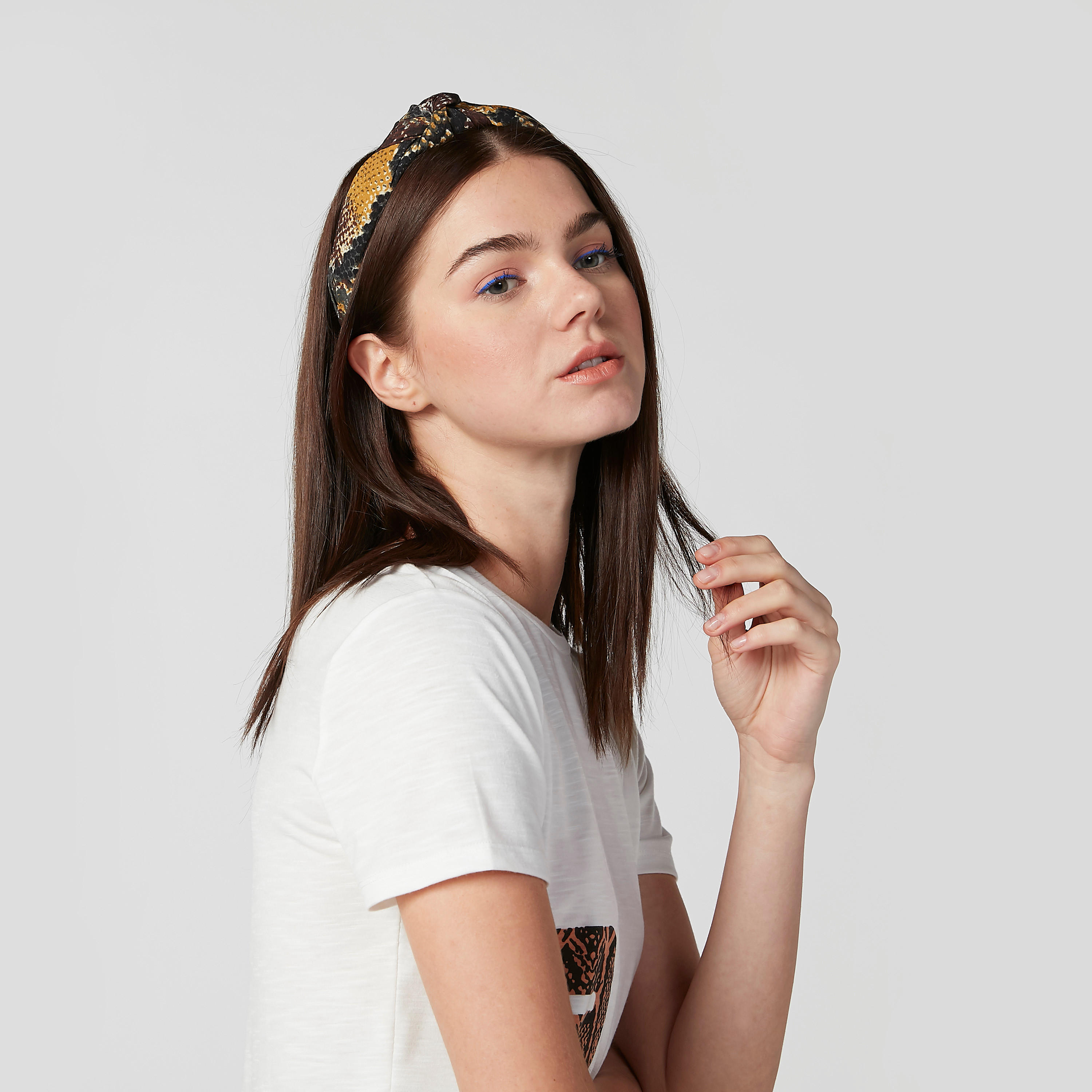 شريطة شعر بعقدة وطبعات - طقم من قطعتين-women-hairaccessories-image-2