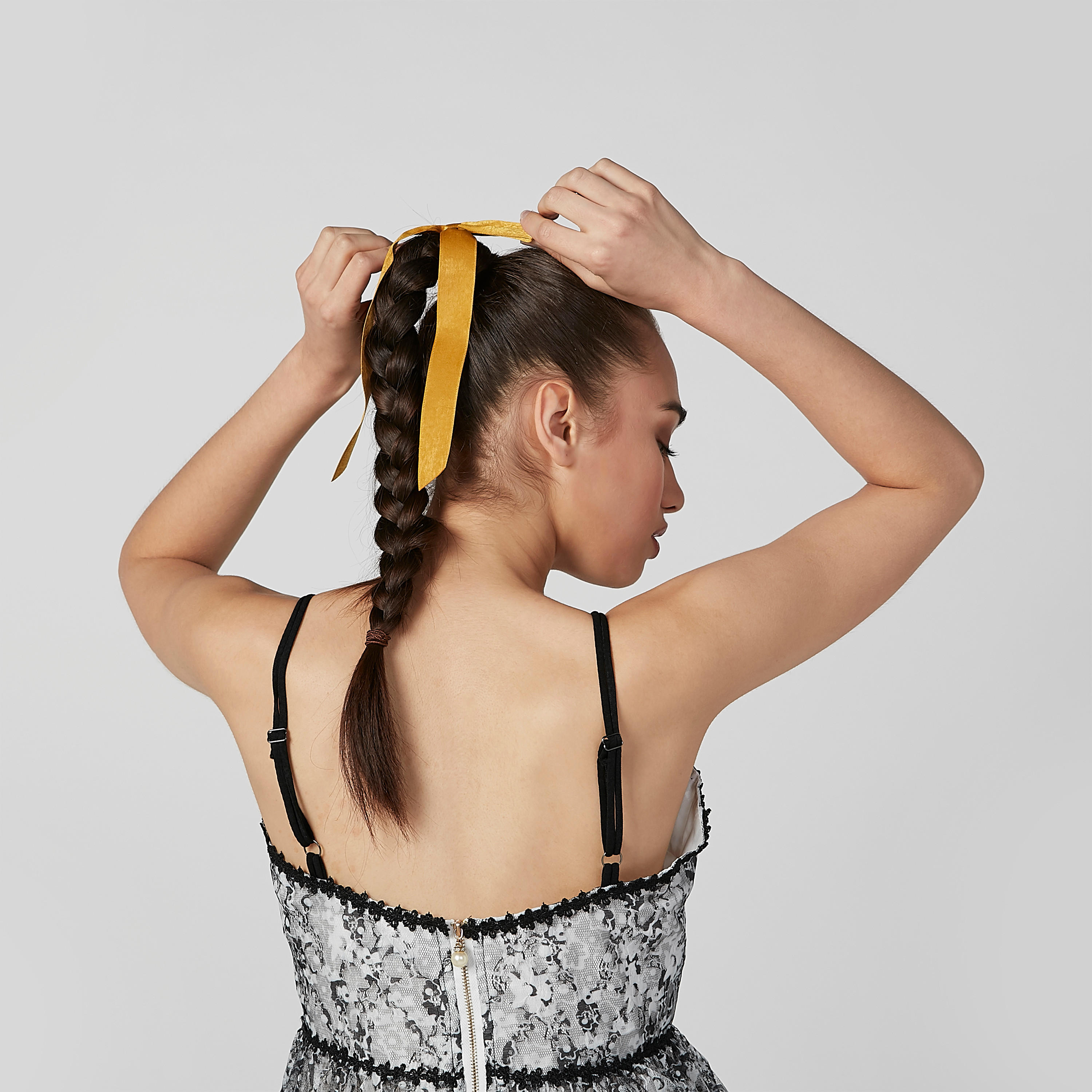 ربطة شعر بارزة الملمس بفيونكة - طقم من قطعتين-women-hairaccessories-image-2