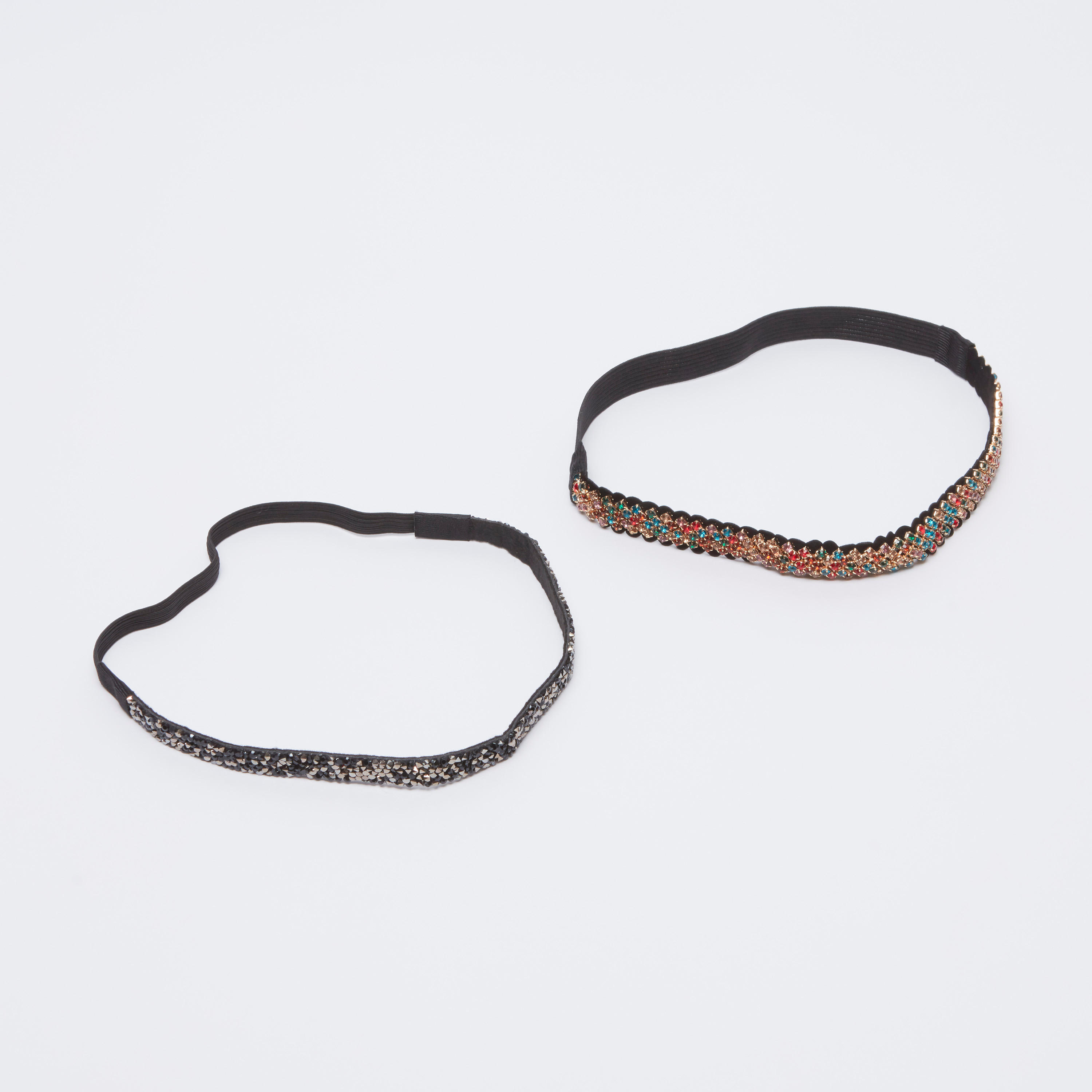 شريطة رأس مرصّعة - طقم من قطعتين-women-hairaccessories-image-1