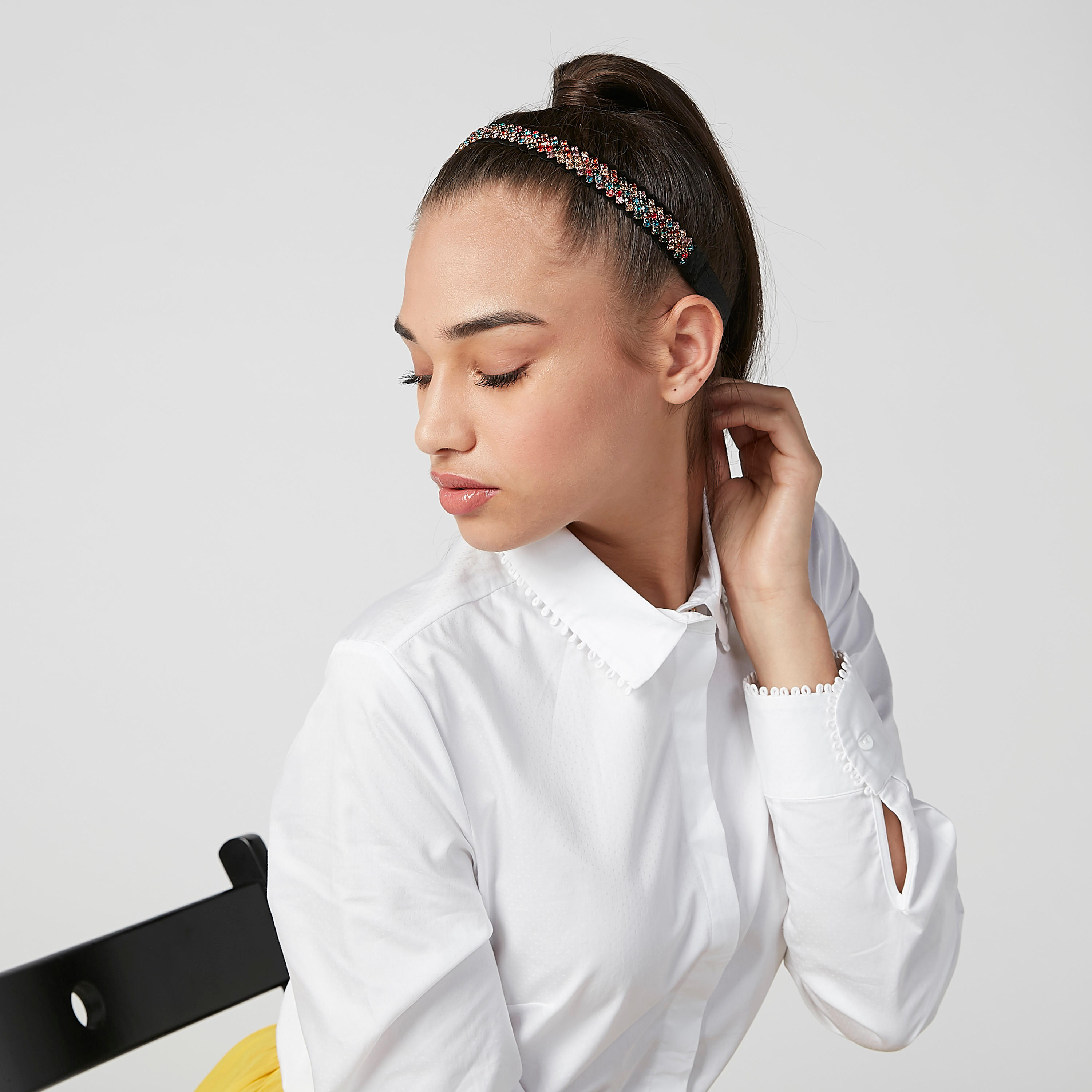 شريطة رأس مرصّعة - طقم من قطعتين-women-hairaccessories-image-2