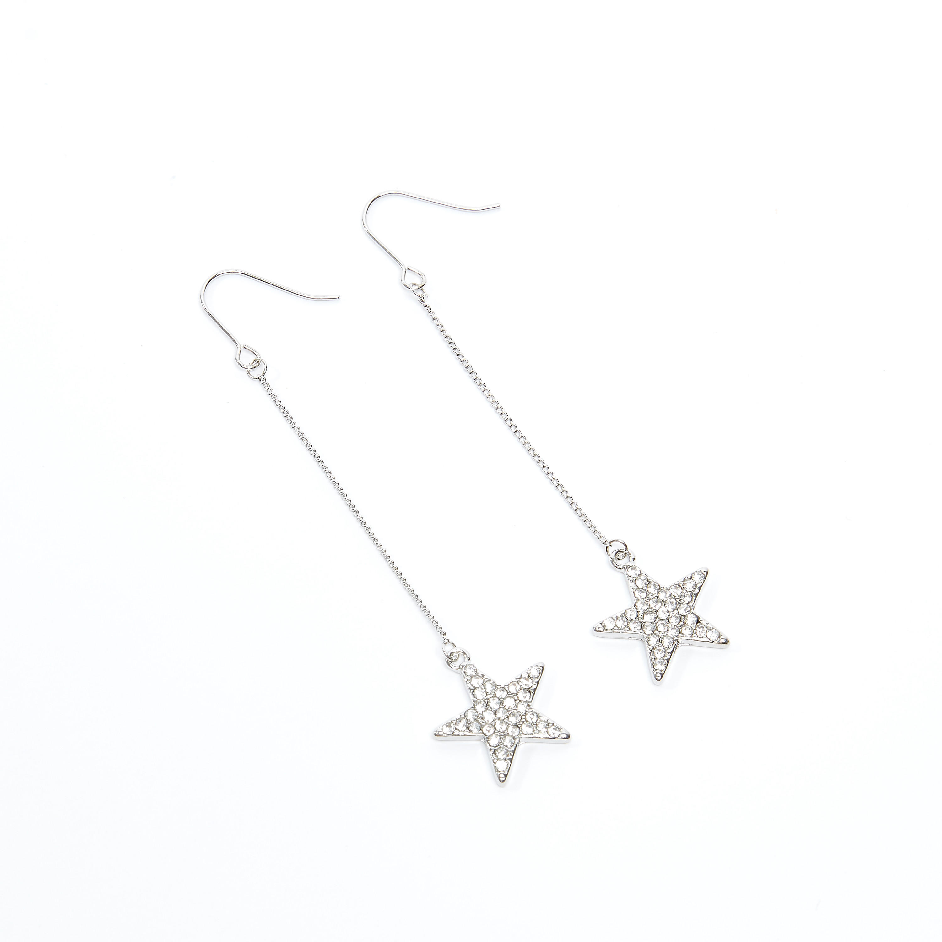 حلقان متدلية على شكل نجمة مرصّعة بخطّاف-women-watchesandjewellery-jewellery-earrings-image-1