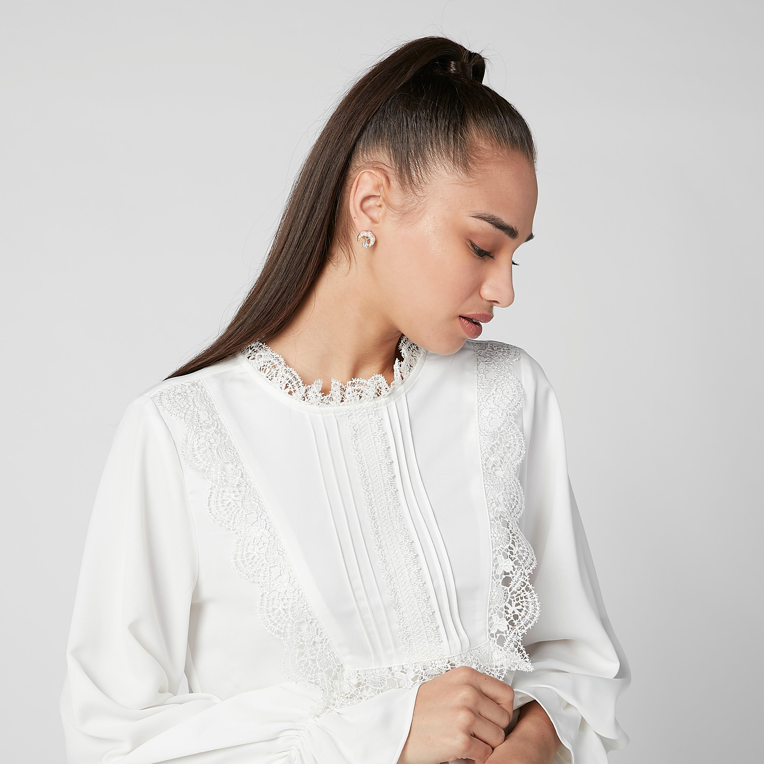 Embellished Earrings with Pushback Closure-women-watchesandjewellery-jewellery-earrings-image-2