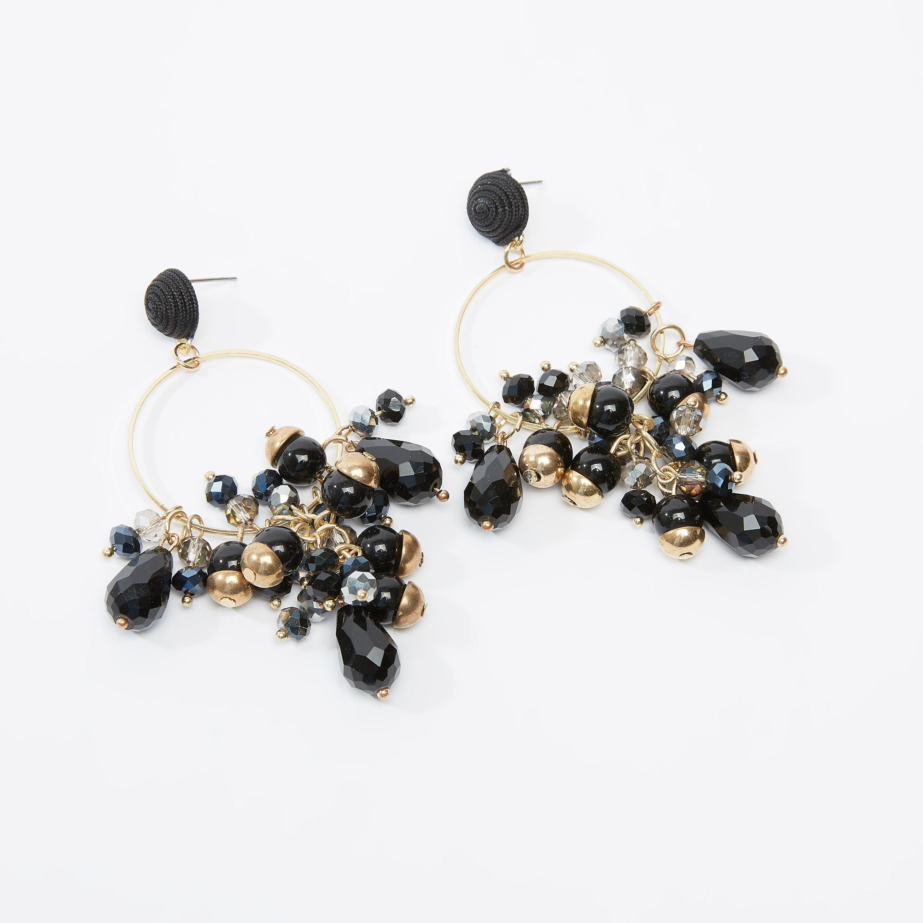 Embellished Dangling Earrings with Pushback Closure-women-watchesandjewellery-jewellery-earrings-image-1