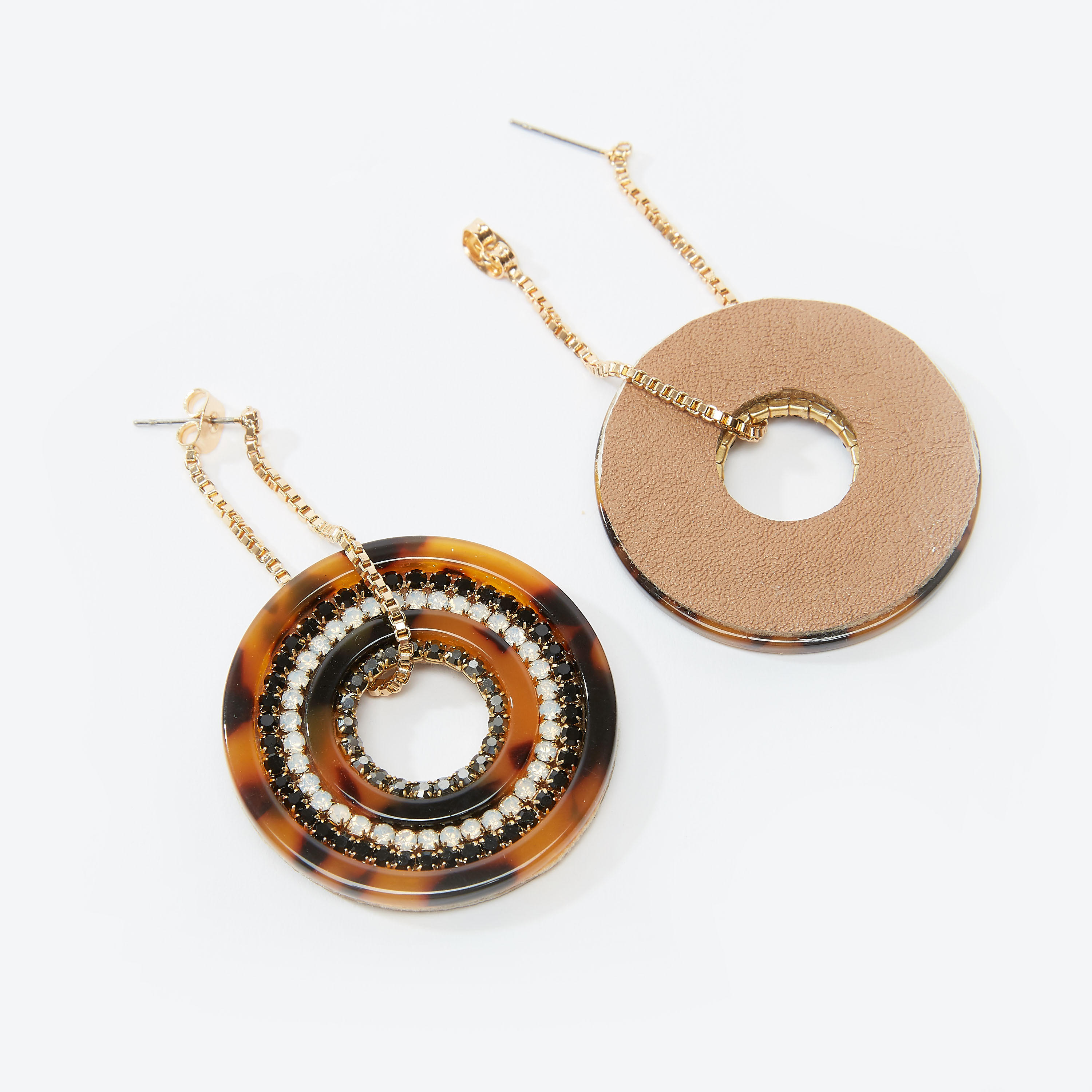 Embellished Dangling Earrings with Pushback Closure-women-watchesandjewellery-jewellery-earrings-image-3