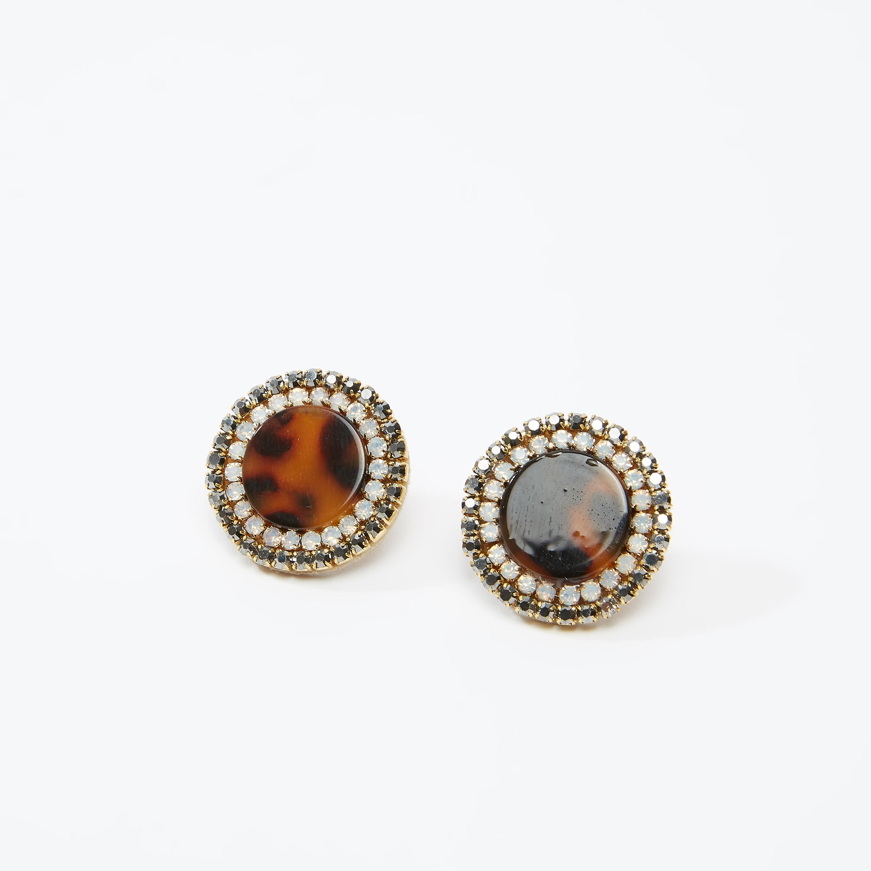 Embellished Earrings with Pushback Closure-women-watchesandjewellery-jewellery-earrings-image-1