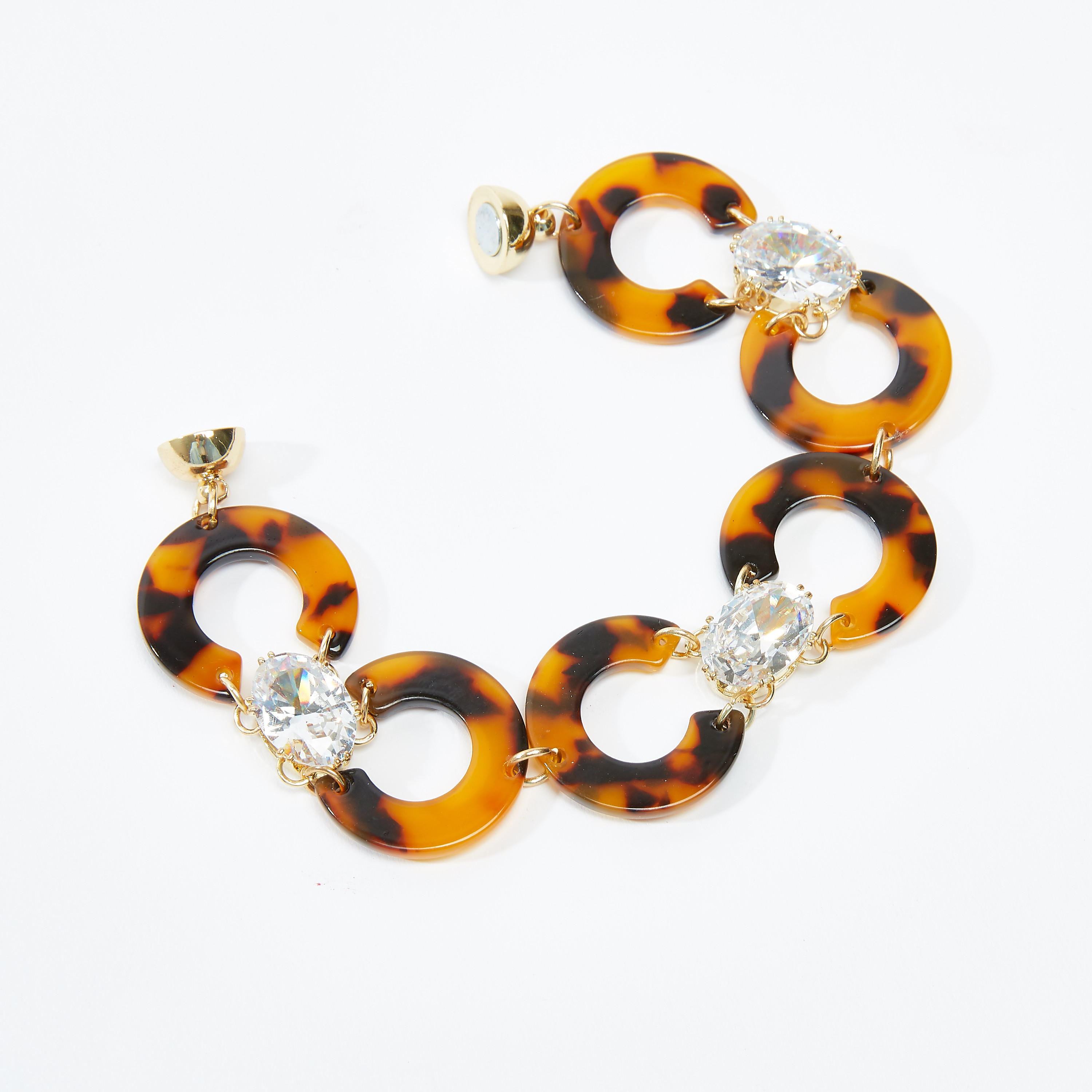 Embellished Bracelet with Magnetic Closure-women-watchesandjewellery-jewellery-banglesandbracelets-image-3
