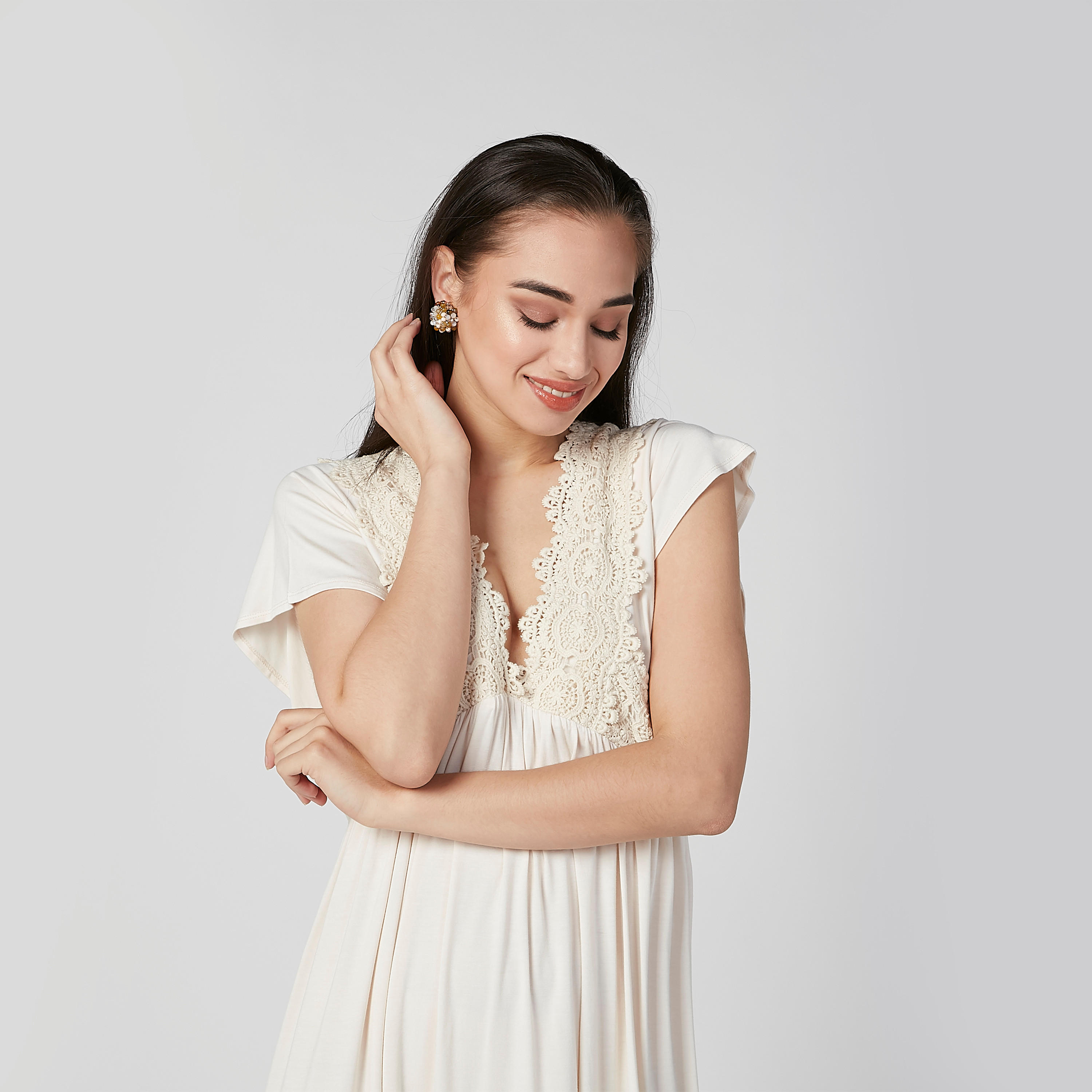 Studded Earrings with Pushback Closure-women-watchesandjewellery-jewellery-earrings-image-2