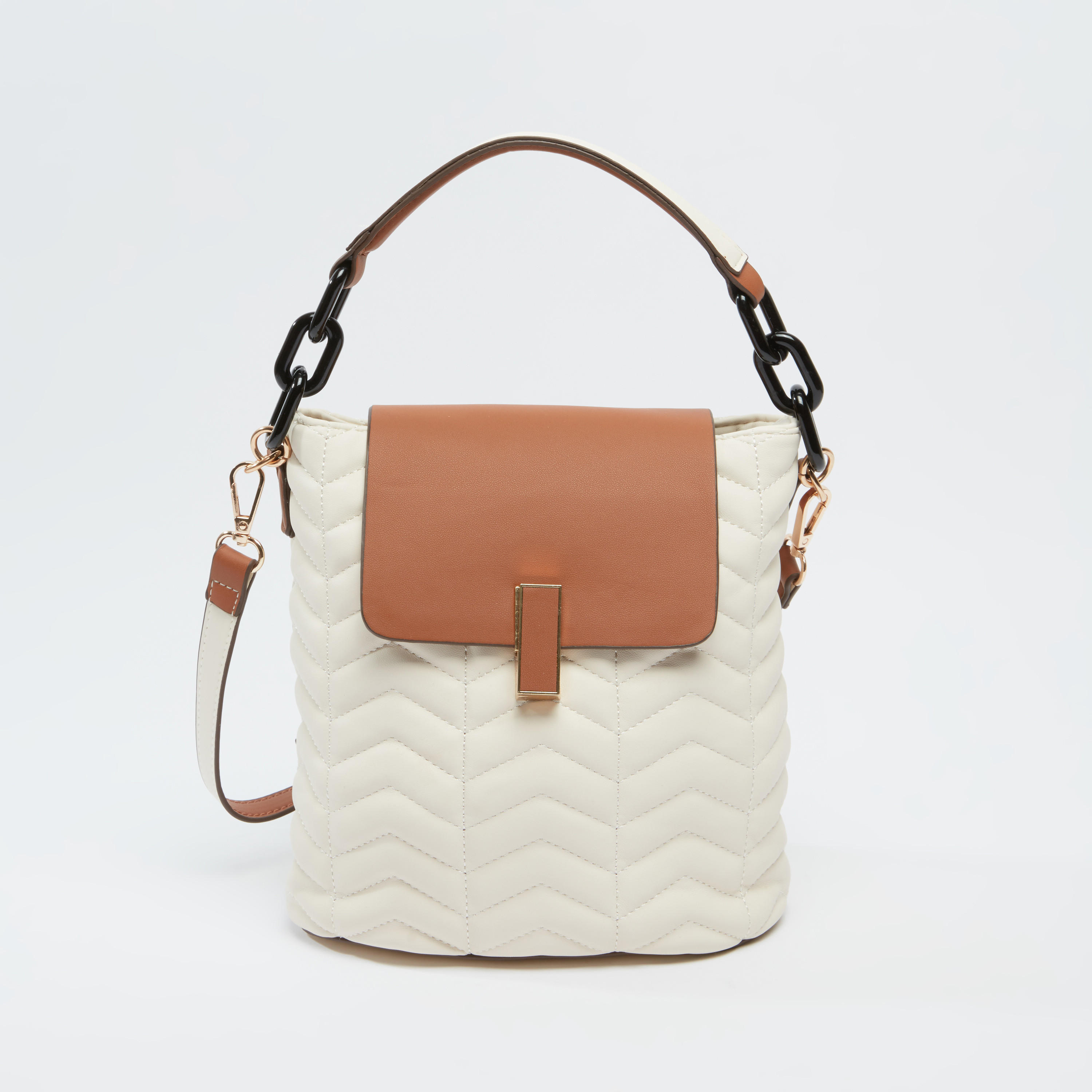 شنطة كروس بودي بارزة الملمس بحمّالة قابلة للفصل-women-bagsandwallets-handbags-image-1