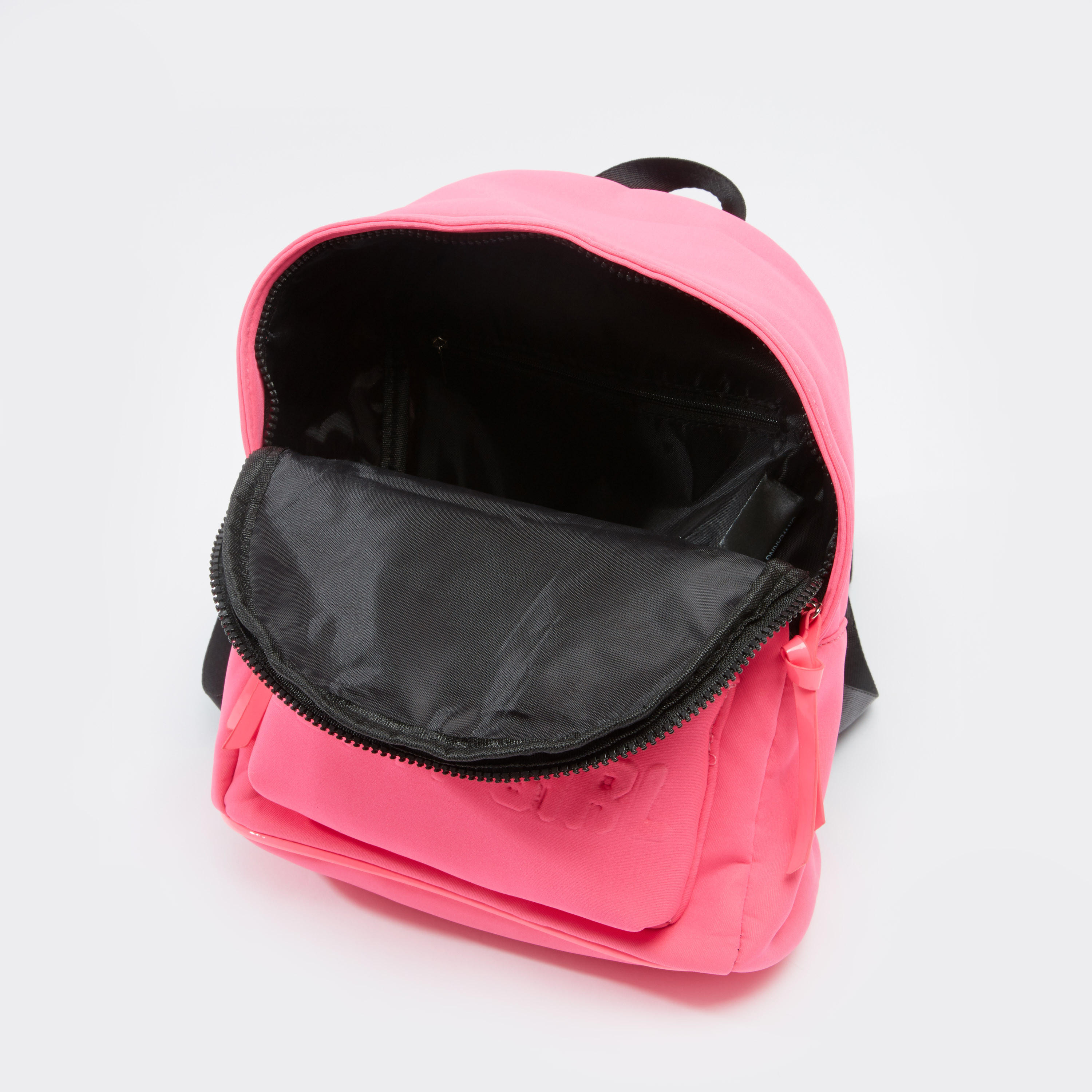 Plain Backpack with Adjustable Straps and Zip Closure-women-bagsandwallets-handbags-image-5