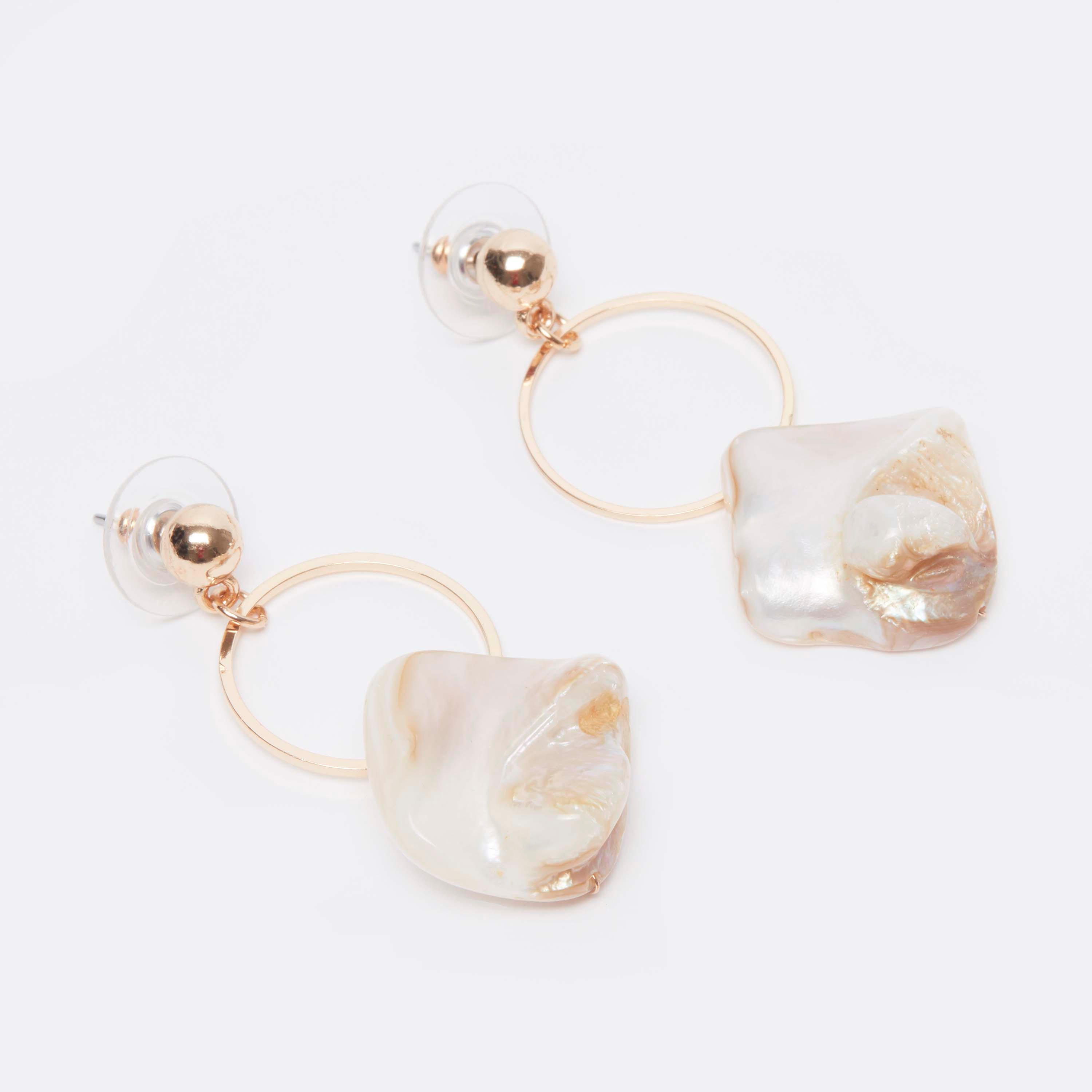 Embellished Dangling Earrings with Pushback Closure-women-watchesandjewellery-jewellery-earrings-image-1