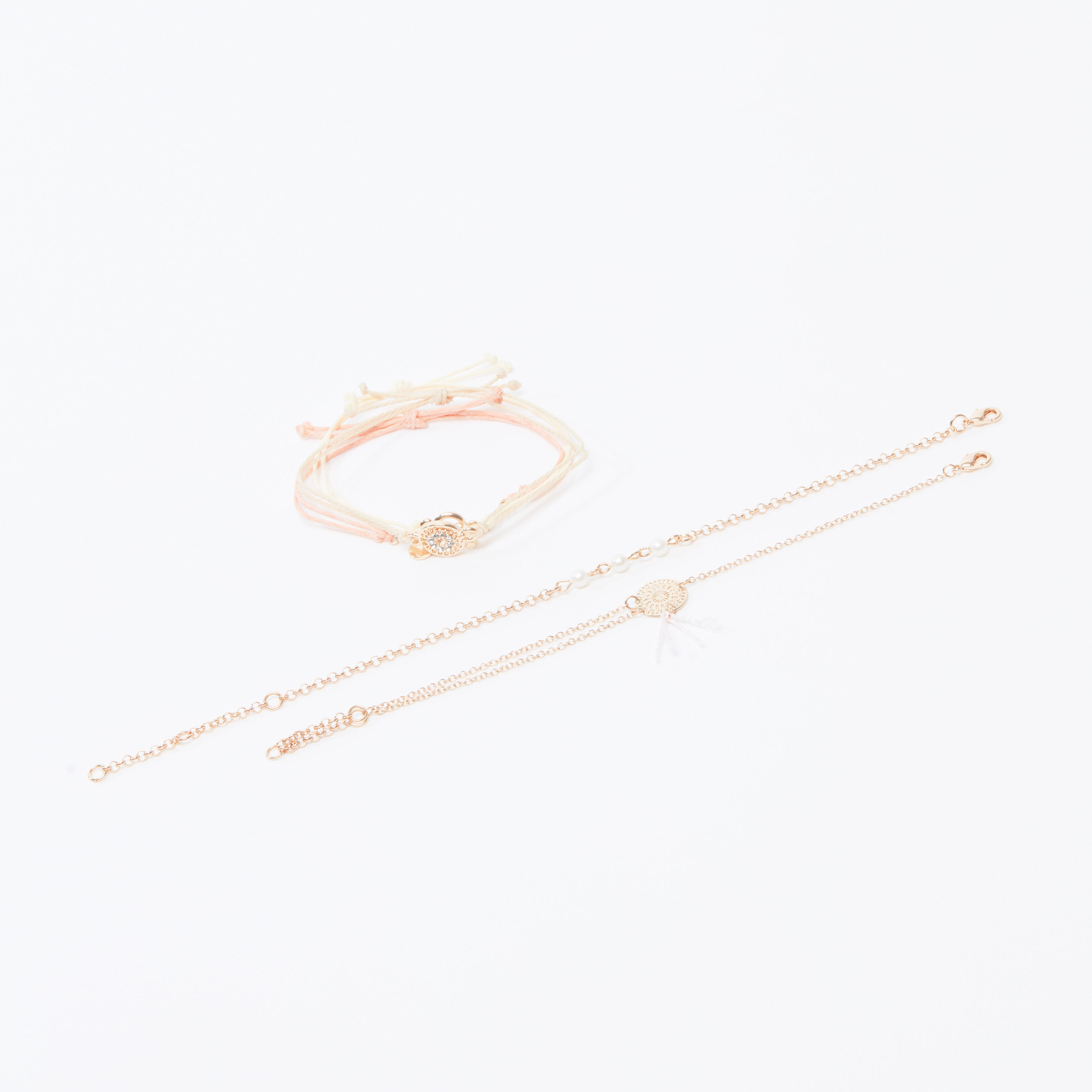 اساور مزينة - طقم من 3 قطع-women-watchesandjewellery-jewellery-banglesandbracelets-image-1