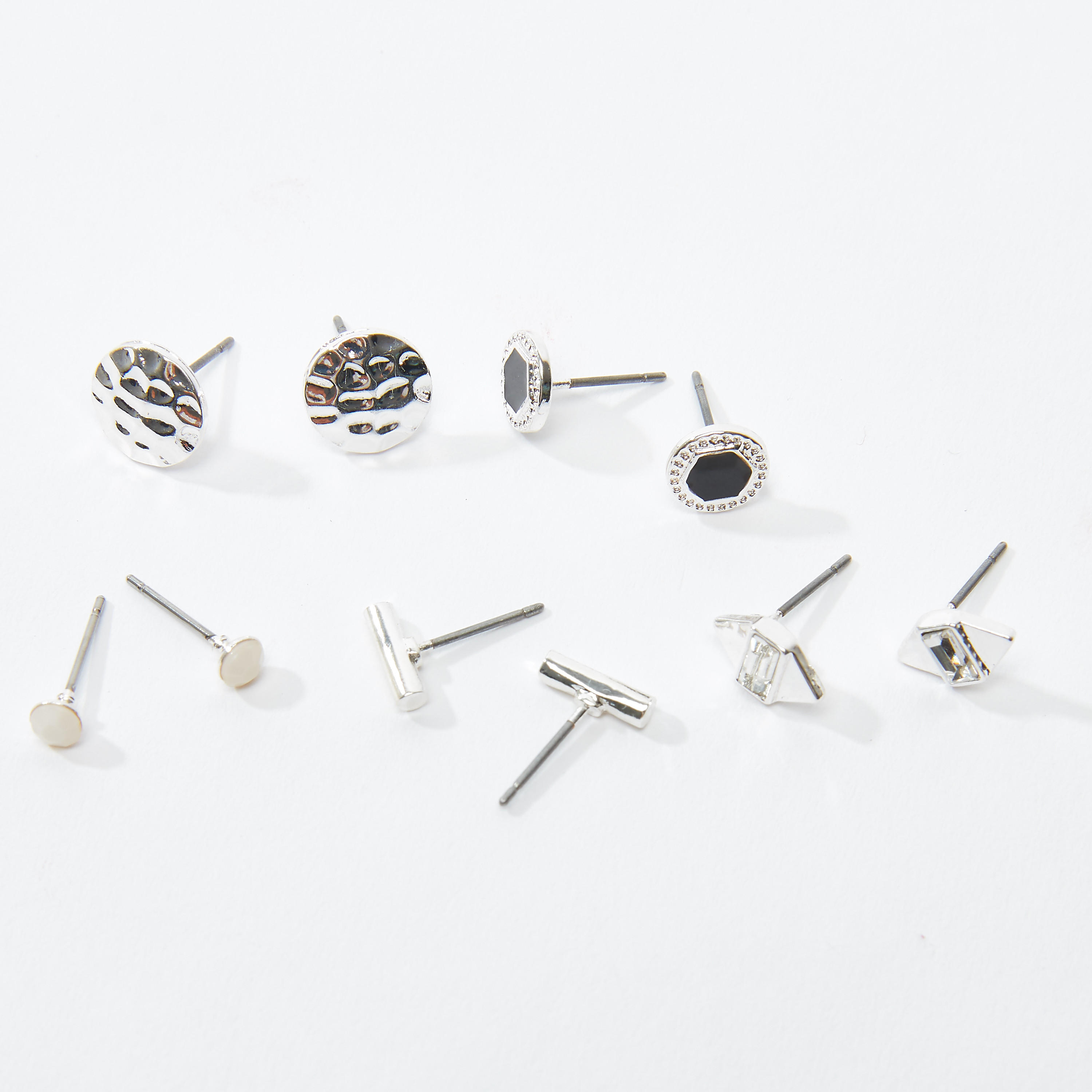 Set of 5 - Assorted Stud Earrings with Pushback Closure-women-watchesandjewellery-jewellery-earrings-image-3