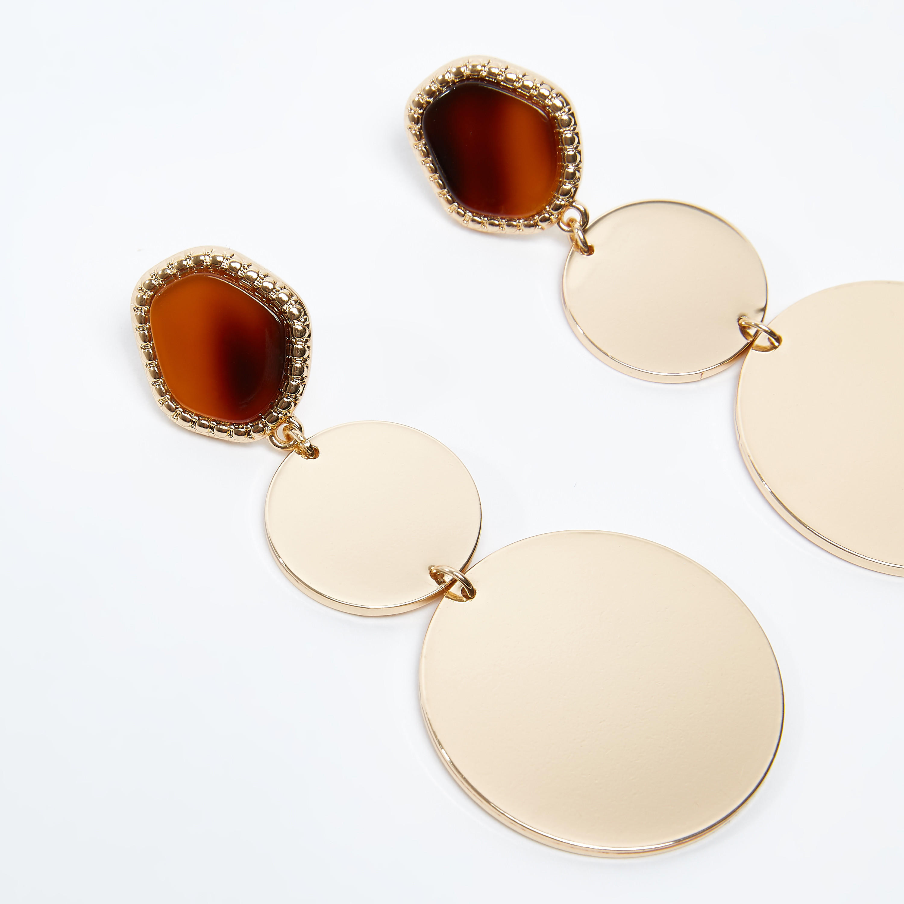أقراط بدلّاية مزينة بمكبس إغلاق-women-watchesandjewellery-jewellery-earrings-image-2