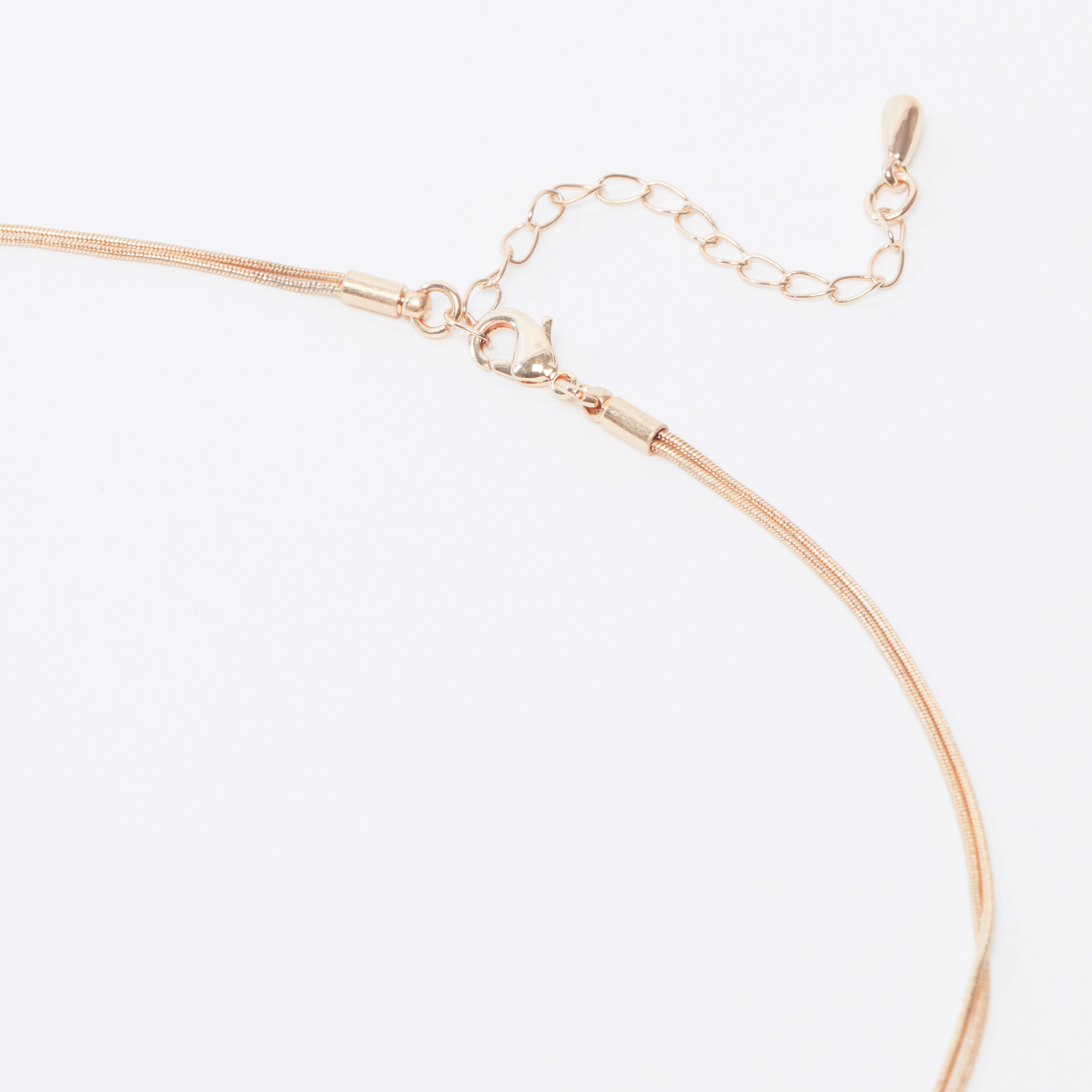 عقد طبقات ميتاليك بمشبك إغلاق-women-watchesandjewellery-jewellery-necklacesandpendants-image-1