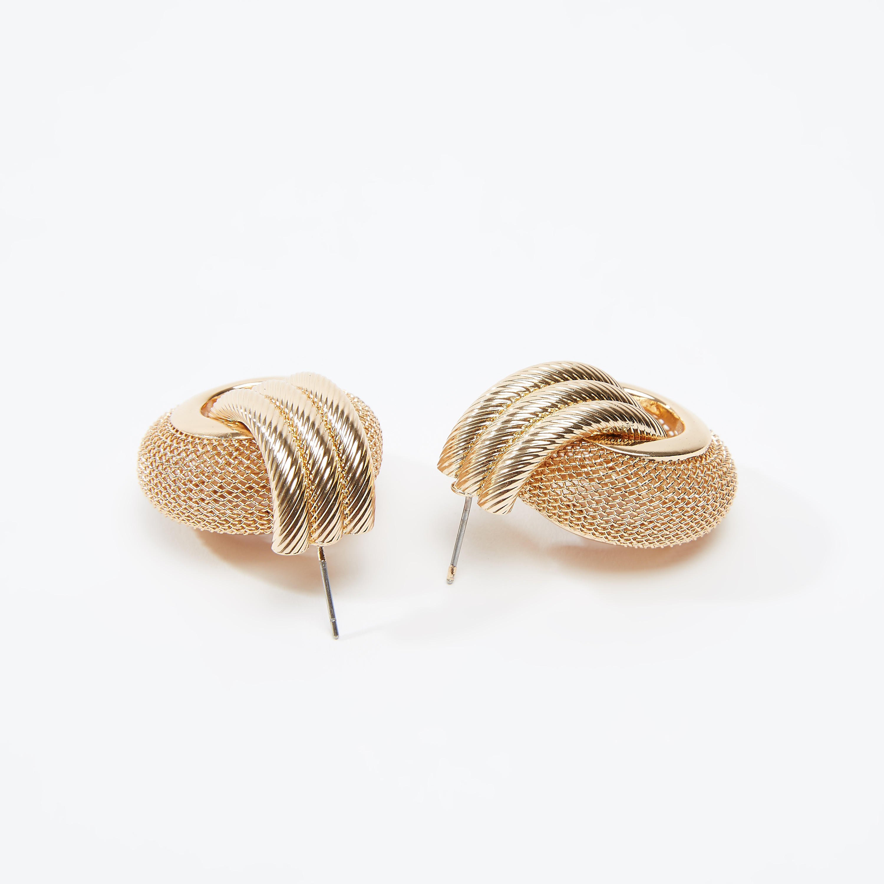 Embellished Dangling Earrings with Pushback Closure-women-watchesandjewellery-jewellery-earrings-image-3