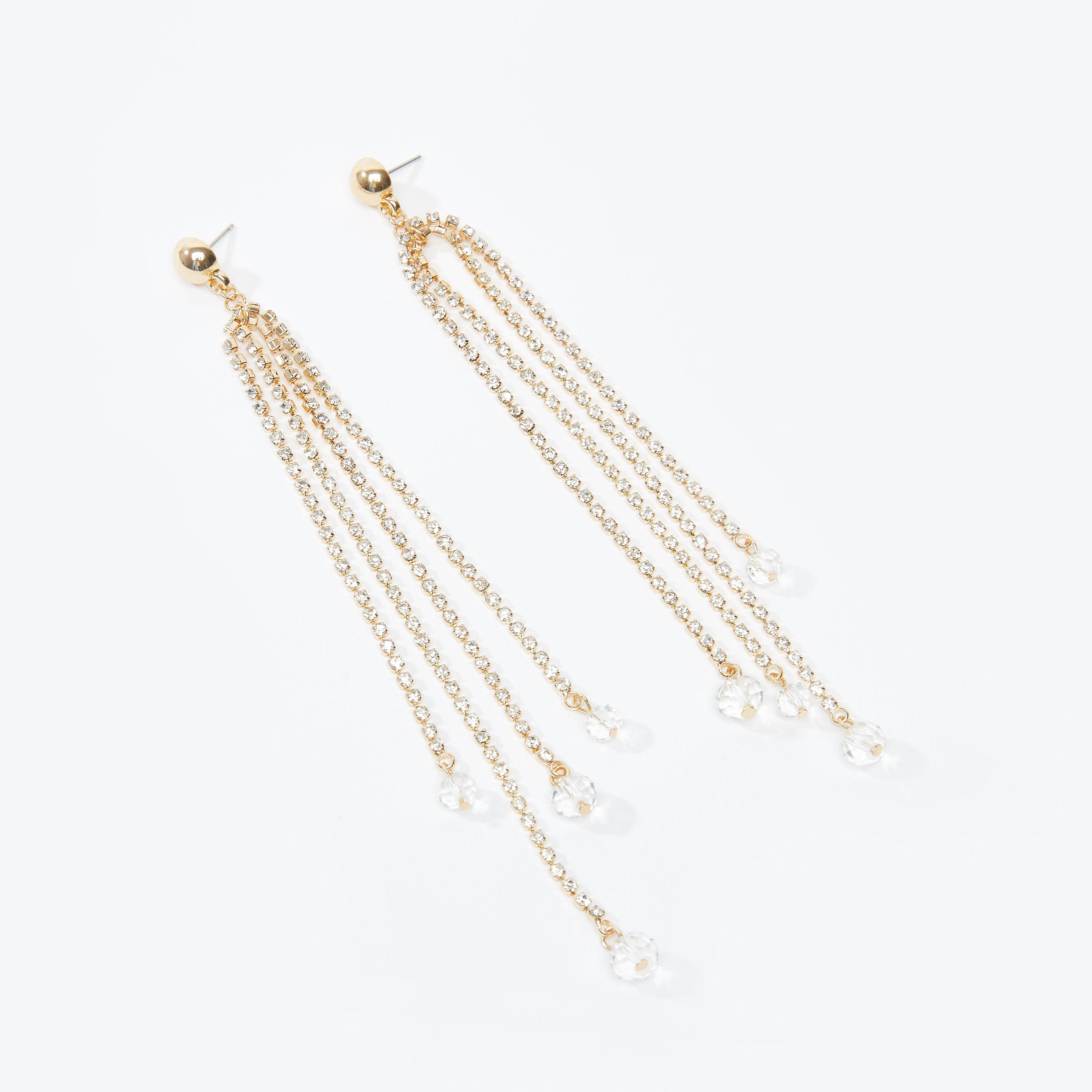 حلق بدلّاية مرصّعة ومكبس إغلاق-women-watchesandjewellery-jewellery-earrings-image-3