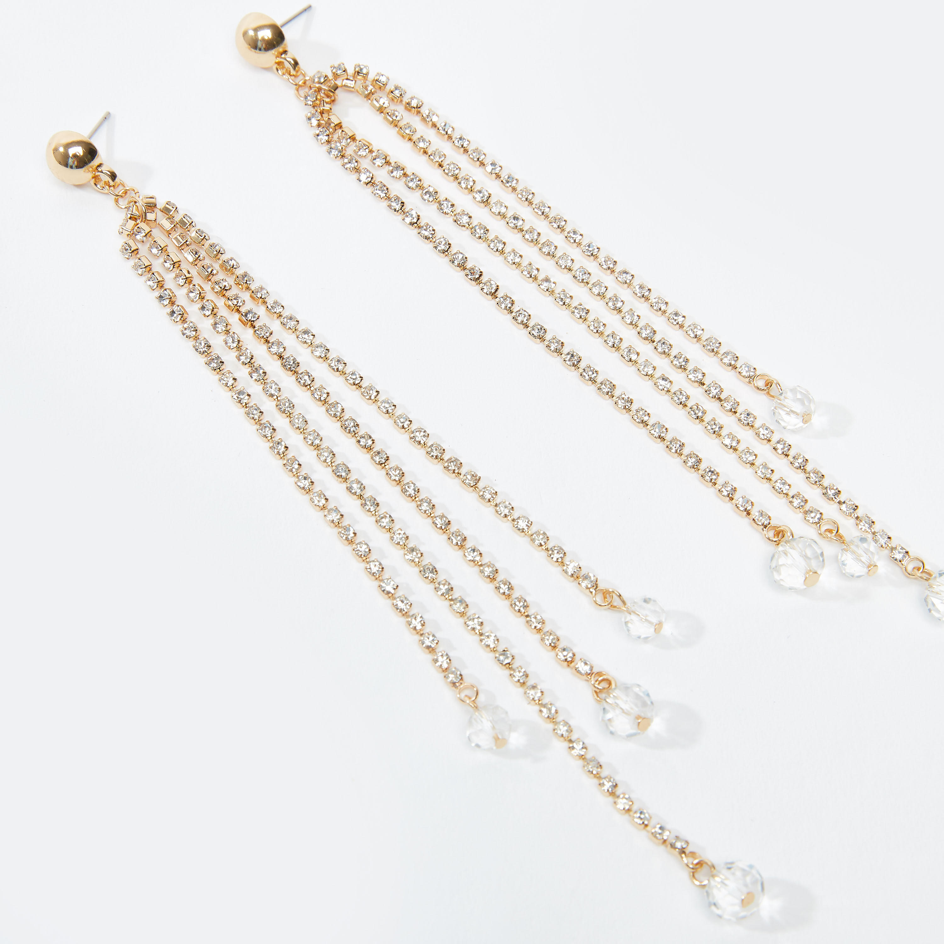 حلق بدلّاية مرصّعة ومكبس إغلاق-women-watchesandjewellery-jewellery-earrings-image-1
