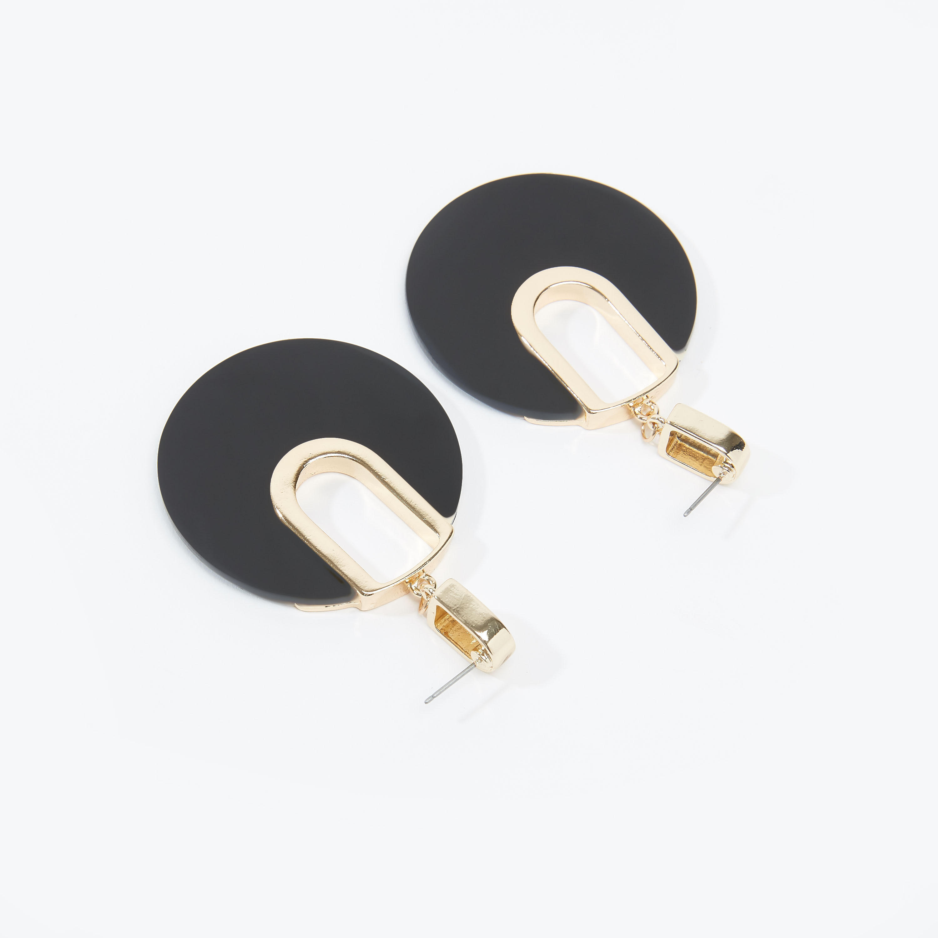 Round Dangling Earrings with Pushback Closure-women-watchesandjewellery-jewellery-earrings-image-3