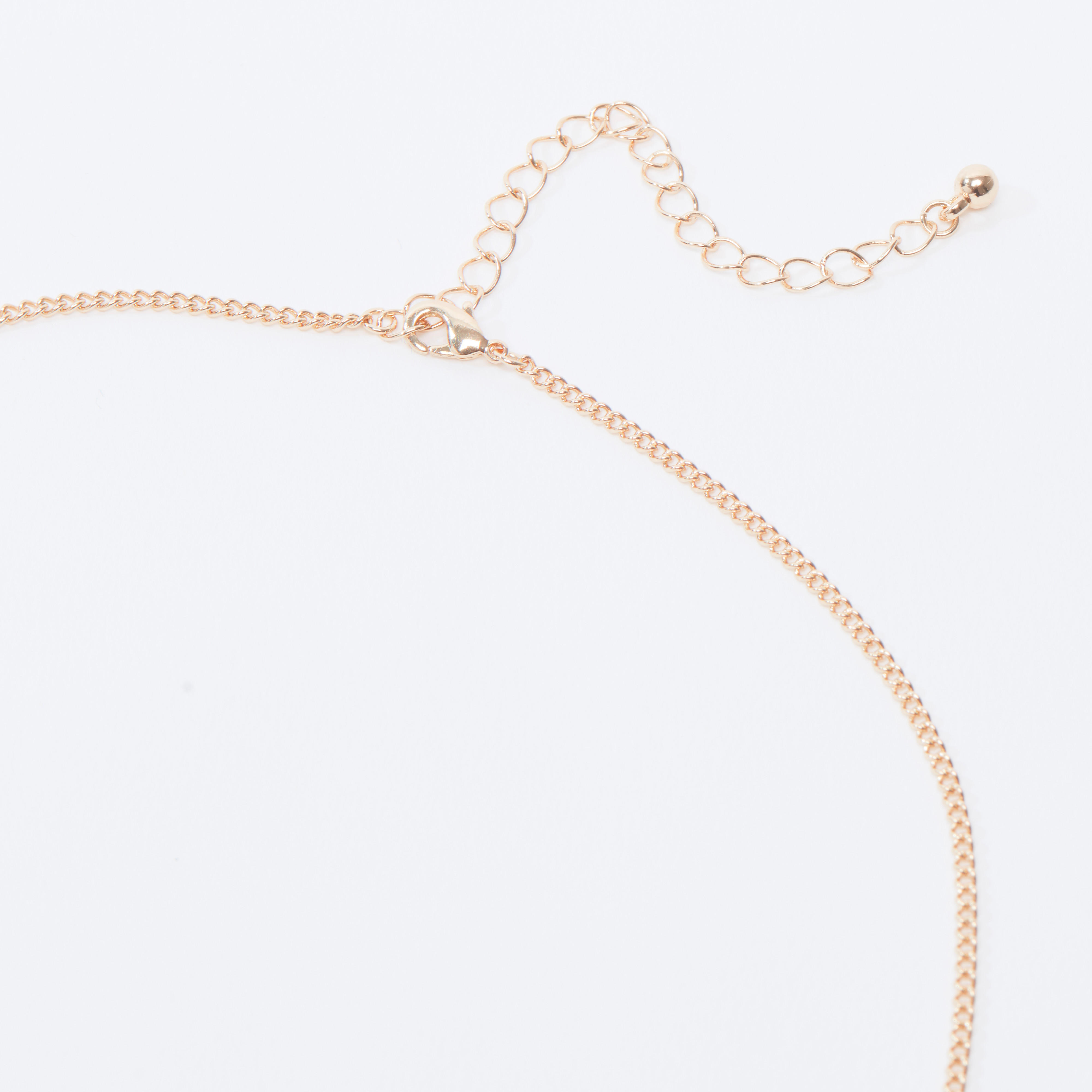 قلادة ميتاليك بدلّاية ومشبك إغلاق-women-watchesandjewellery-jewellery-necklacesandpendants-image-3