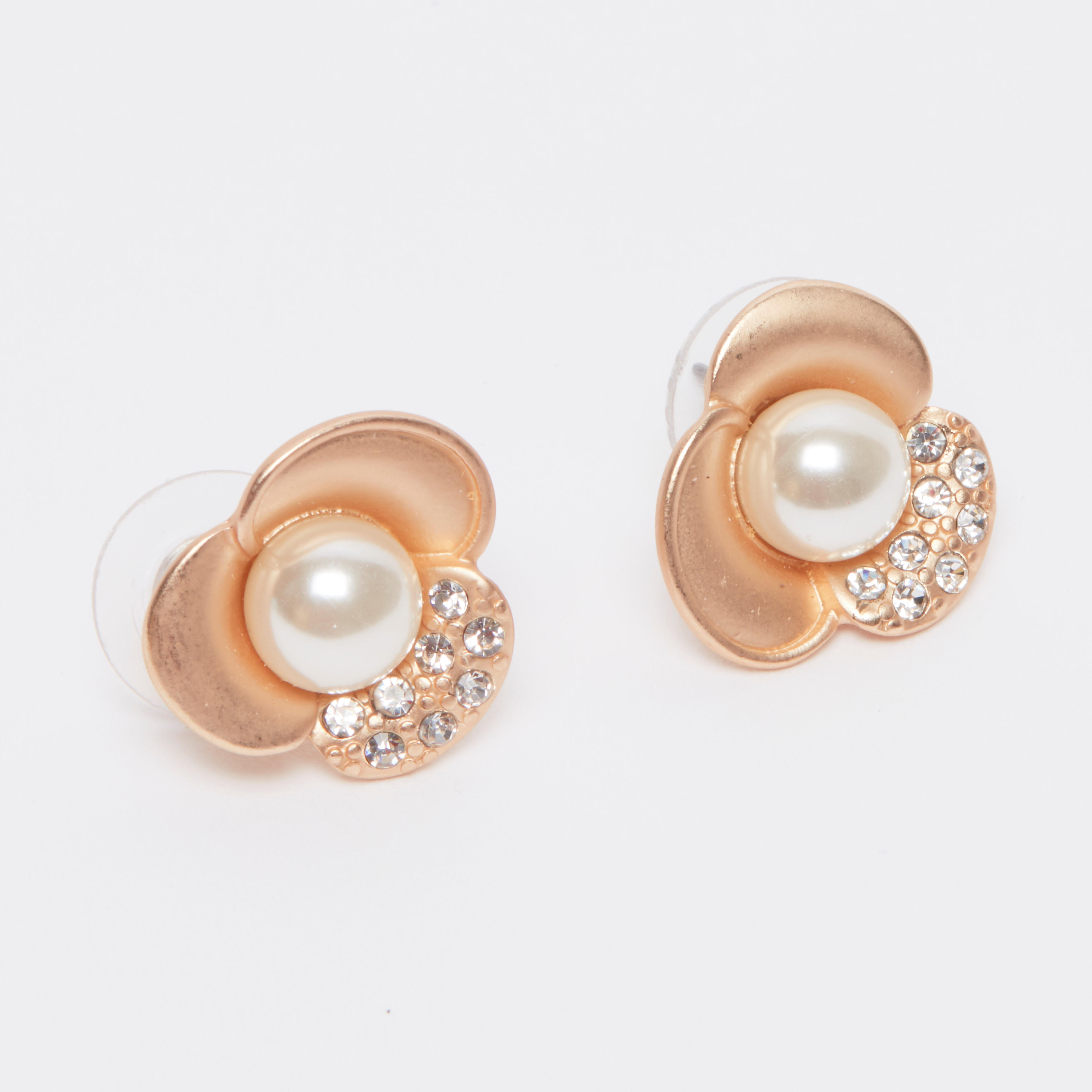 Embellished Earrings with Pushback Closure-women-watchesandjewellery-jewellery-earrings-image-1