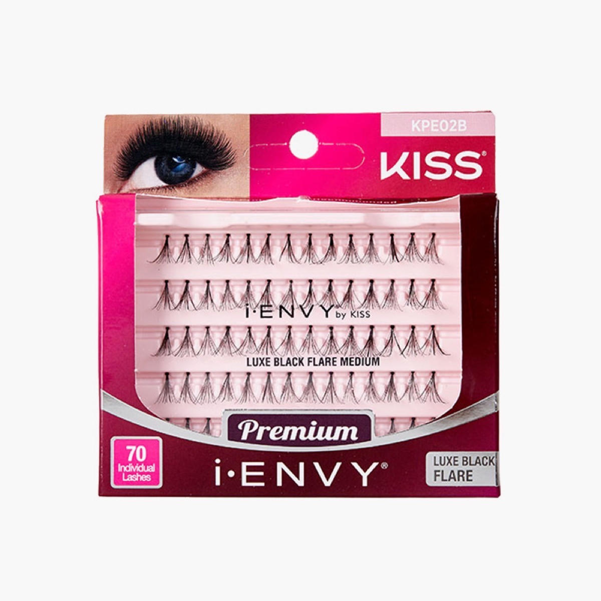 KISS i-Envy Luxe Black Flare Medium Eyelashes - Set of 70-beautyandpersonalcare-giftsets-image-1