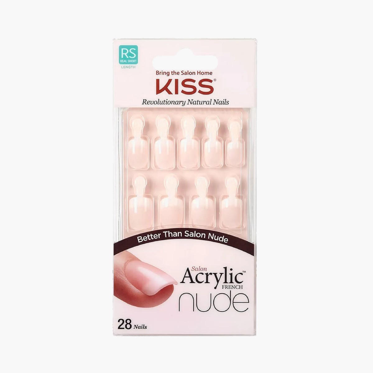 KISS Breathtaking Acrylic Nude French Nails - Set of 28-beautyandpersonalcare-giftsets-image-1