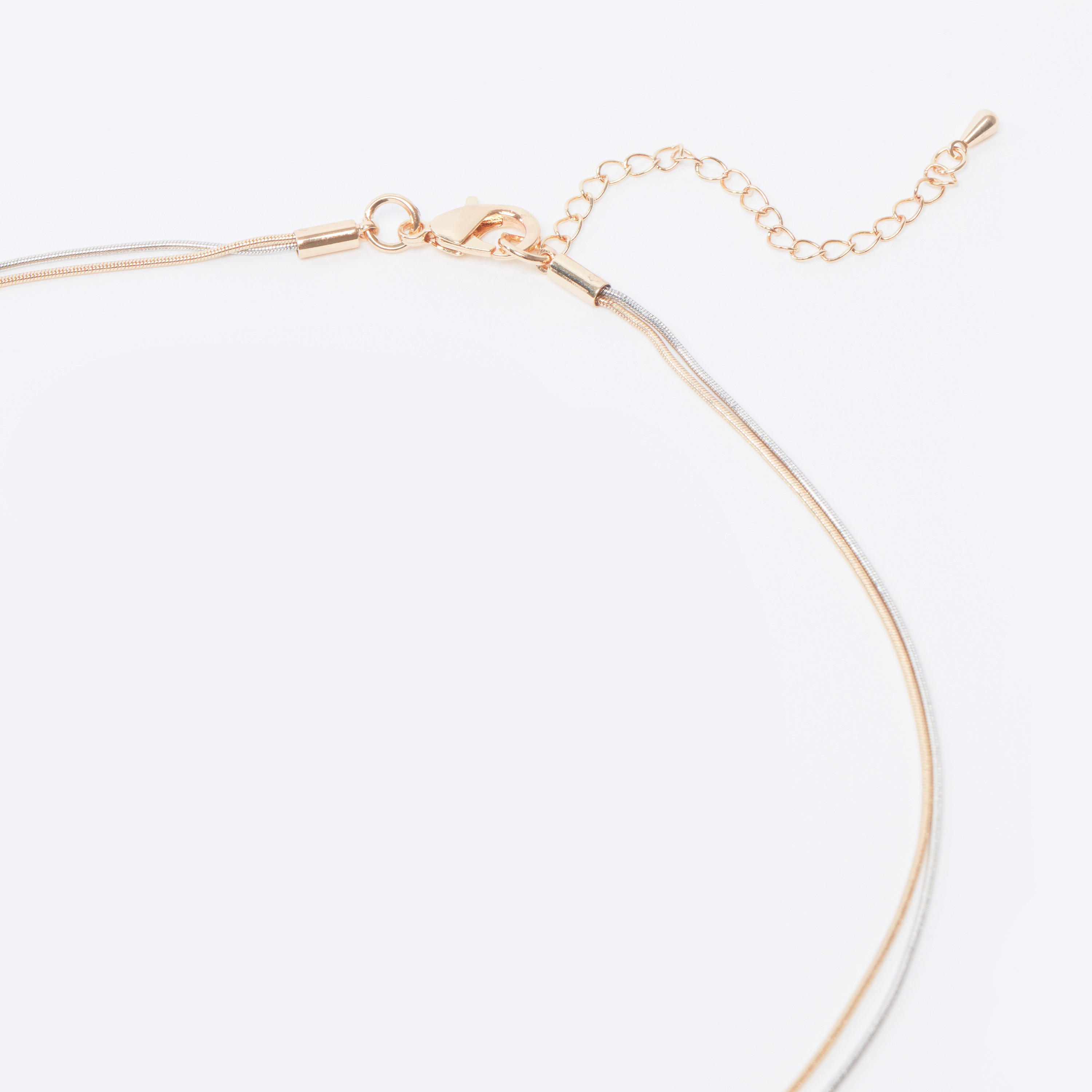 قلادة ميتاليك بدلّاية ومشبك إغلاق-women-watchesandjewellery-jewellery-necklacesandpendants-image-1