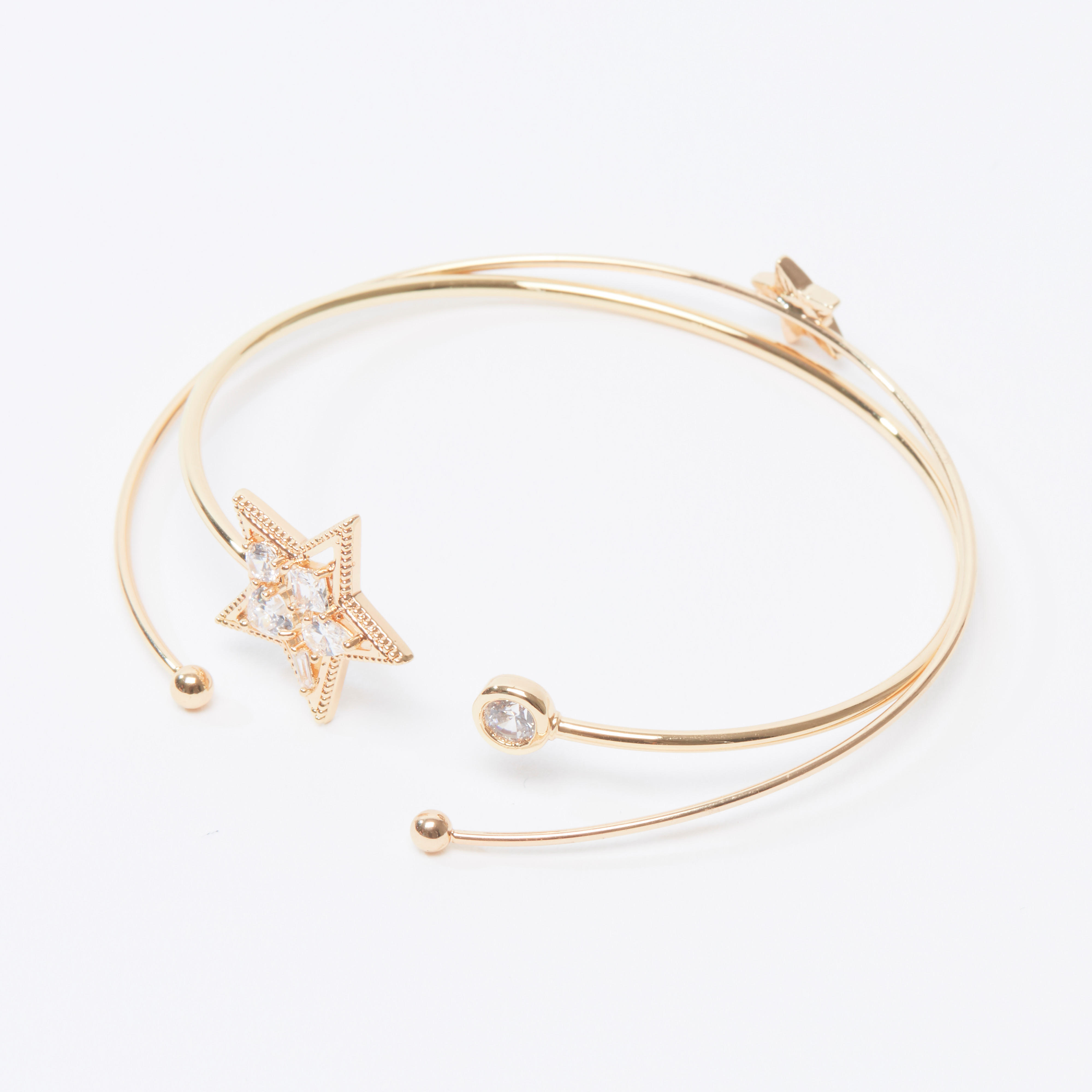 أساور مزيّنة - طقم من قطعتين-women-watchesandjewellery-jewellery-banglesandbracelets-image-1