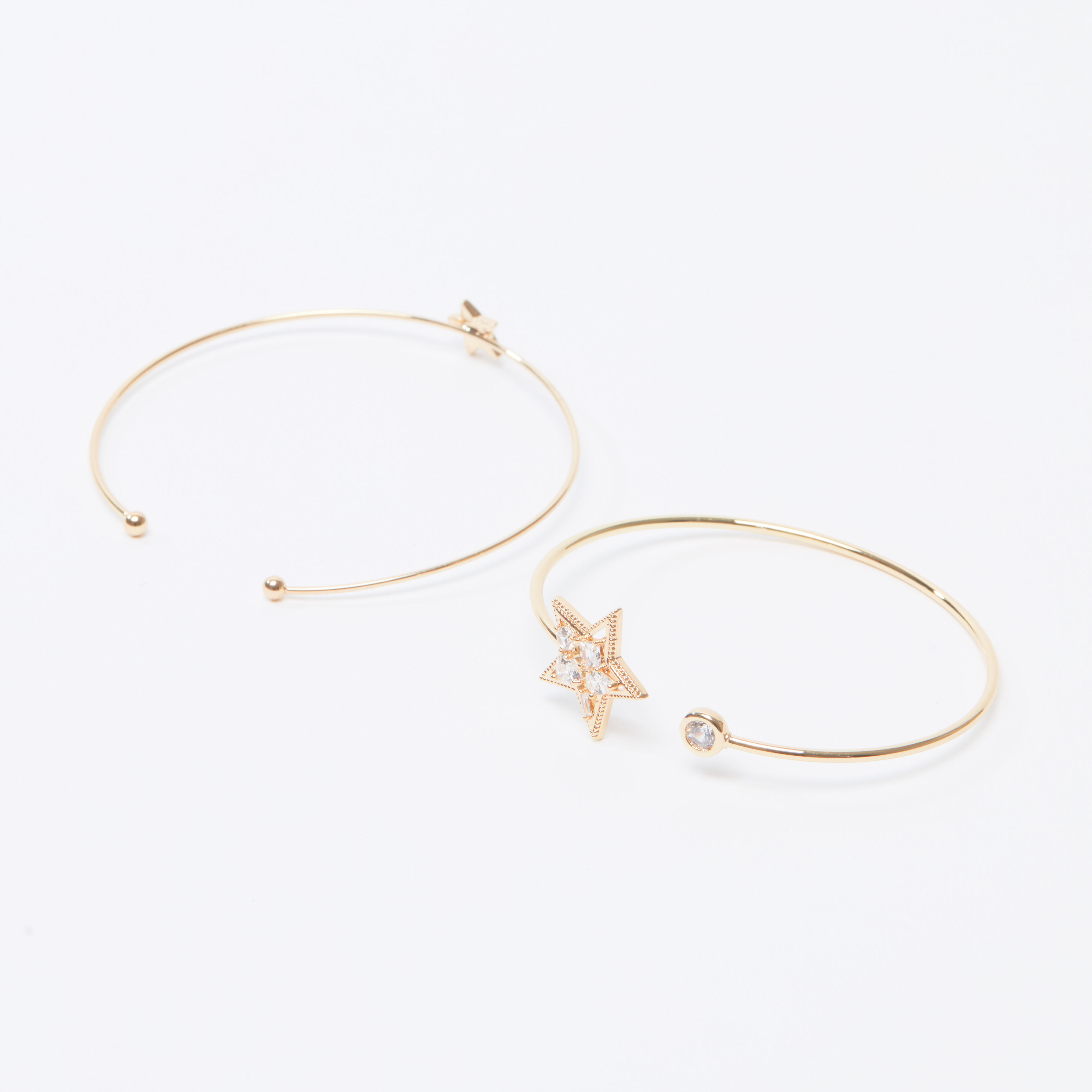 أساور مزيّنة - طقم من قطعتين-women-watchesandjewellery-jewellery-banglesandbracelets-image-4