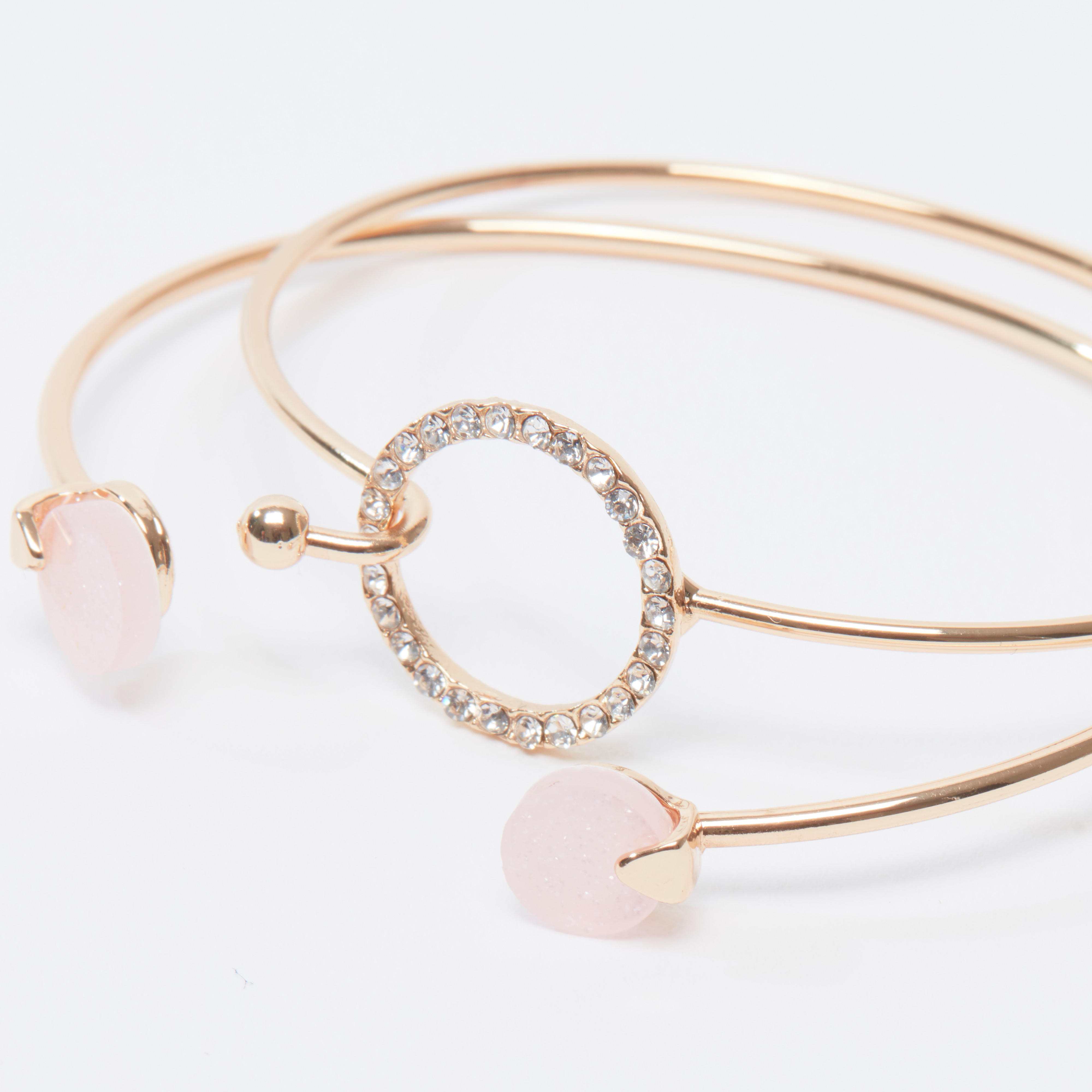أساور مزيّنة - طقم من قطعتين-women-watchesandjewellery-jewellery-banglesandbracelets-image-3