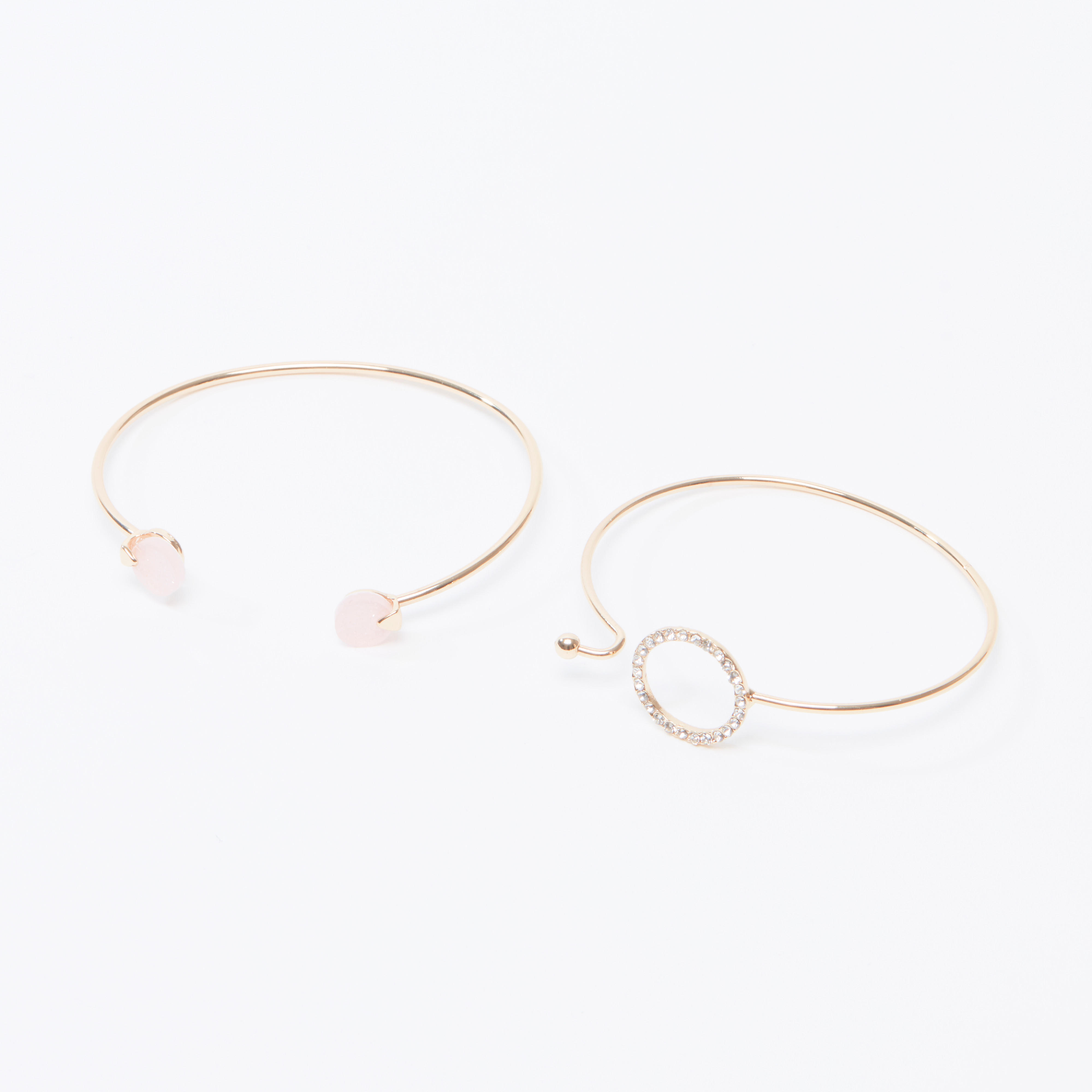 أساور مزيّنة - طقم من قطعتين-women-watchesandjewellery-jewellery-banglesandbracelets-image-4
